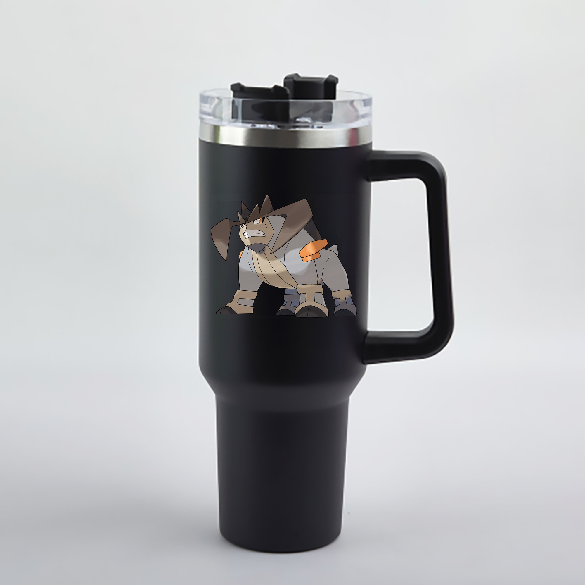 （画像用） ポケットモンスター Pokémon 1200mL車用タンブラー - クリスタルステッカー（プラスチックストロー付き）