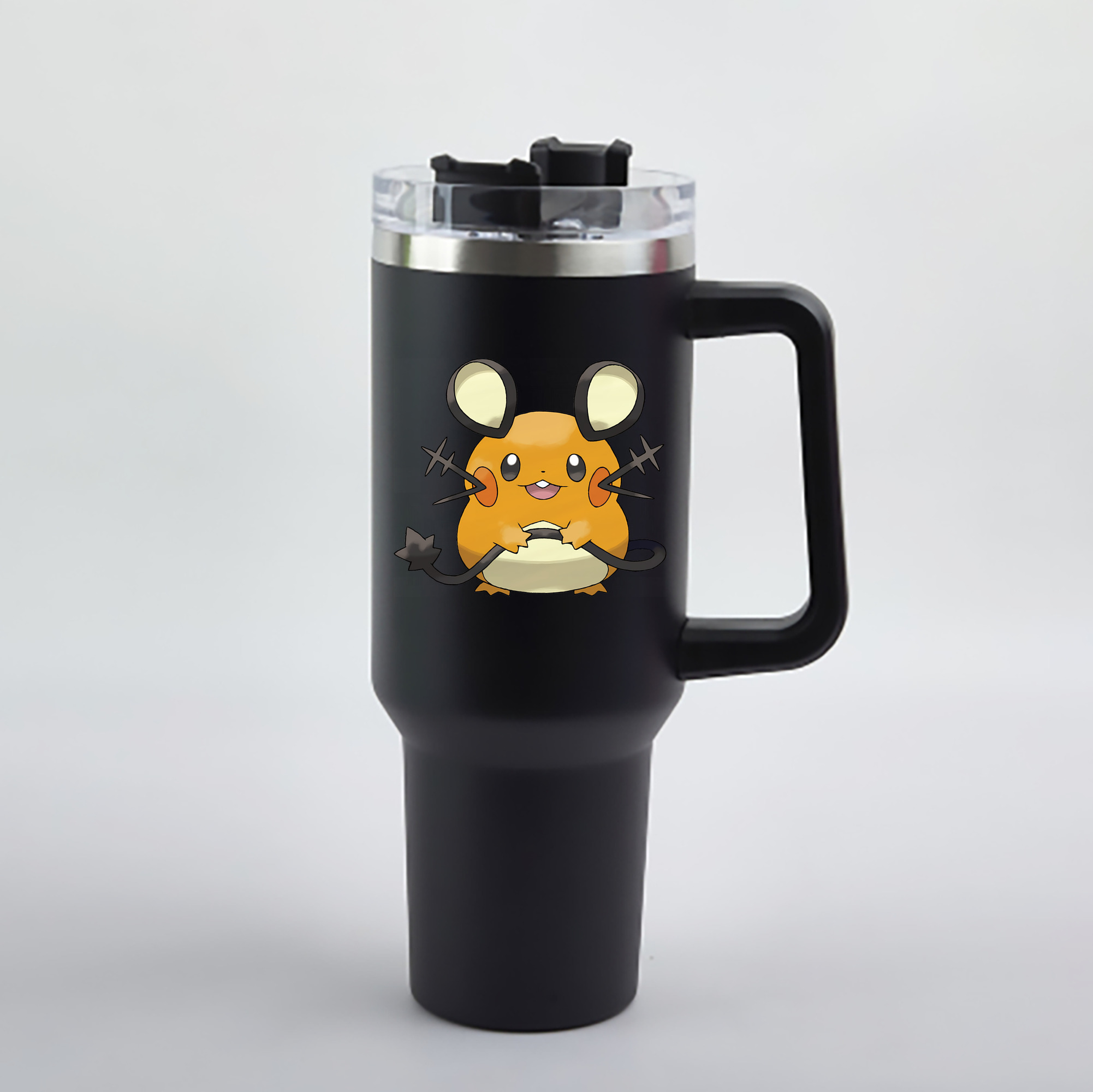 （画像用） ポケットモンスター Pokémon 1200mL車用タンブラー - クリスタルステッカー（プラスチックストロー付き）