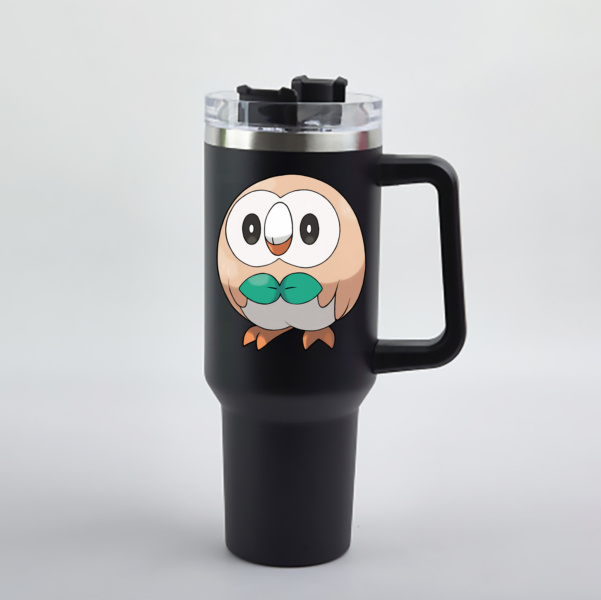（画像用） ポケットモンスター Pokémon 1200mL車用タンブラー - クリスタルステッカー（プラスチックストロー付き）