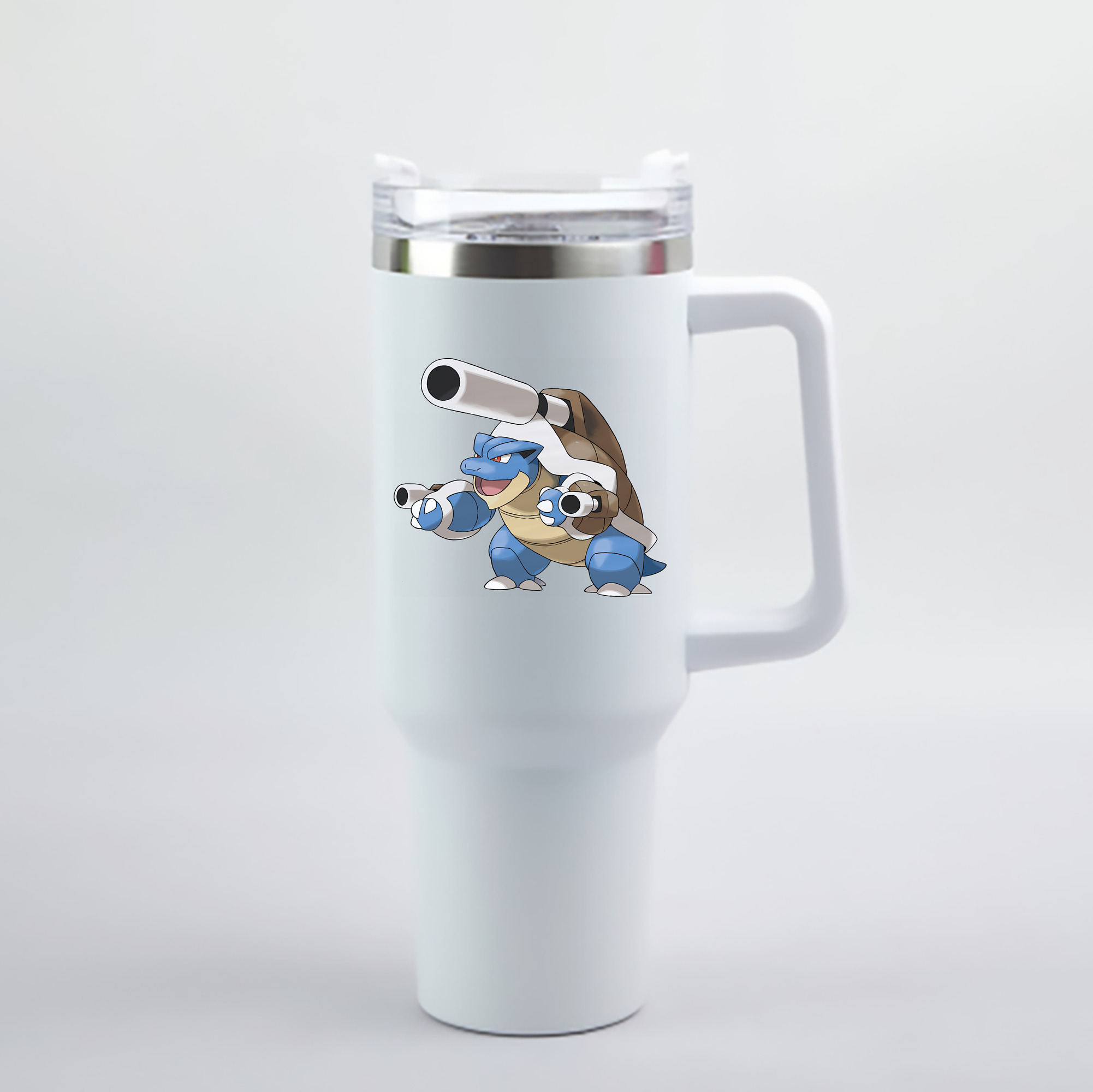 （画像用） ポケットモンスター Pokémon 1200mL車用タンブラー - クリスタルステッカー（プラスチックストロー付き）
