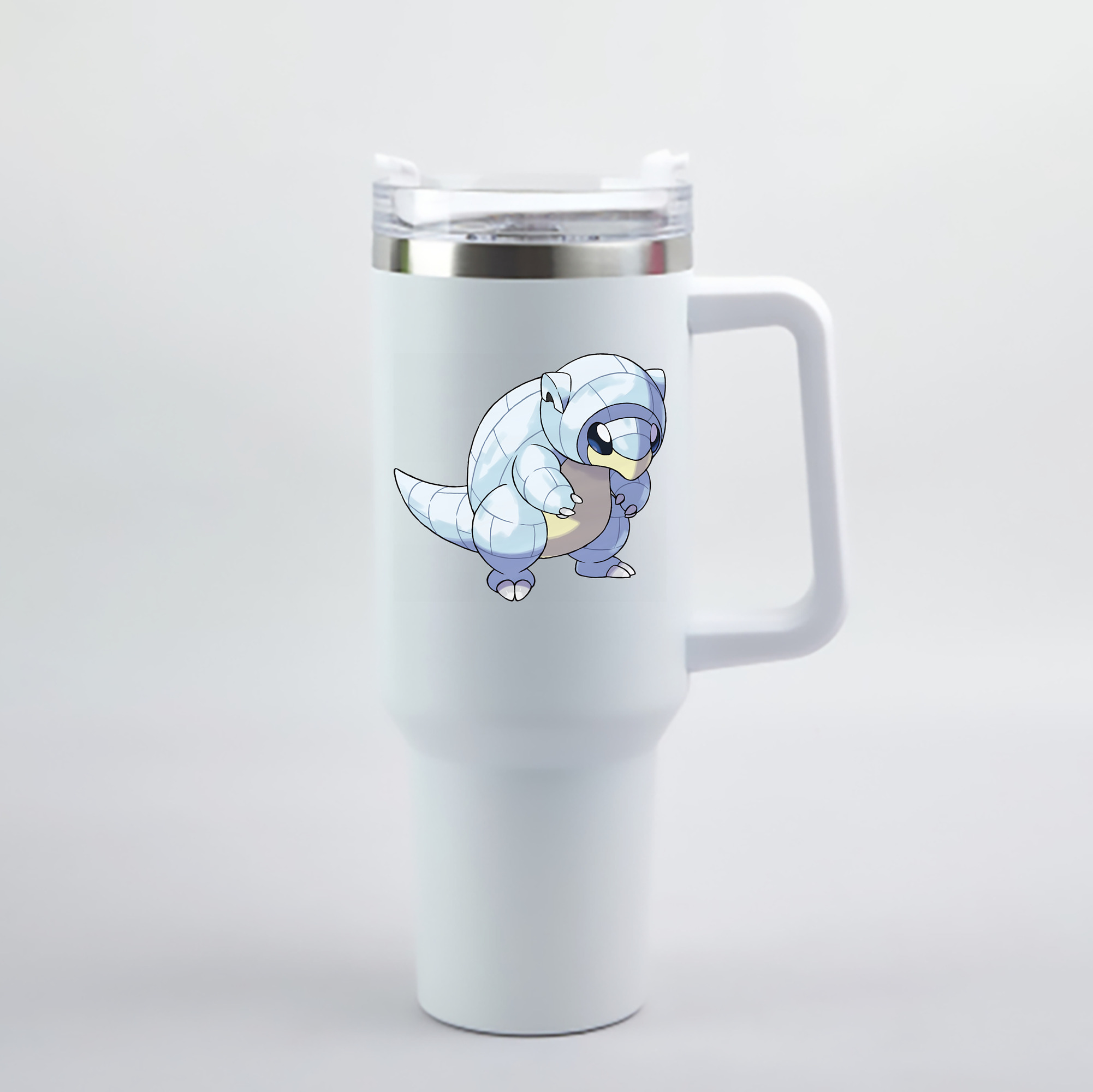 （画像用） ポケットモンスター Pokémon 1200mL車用タンブラー - クリスタルステッカー（プラスチックストロー付き）