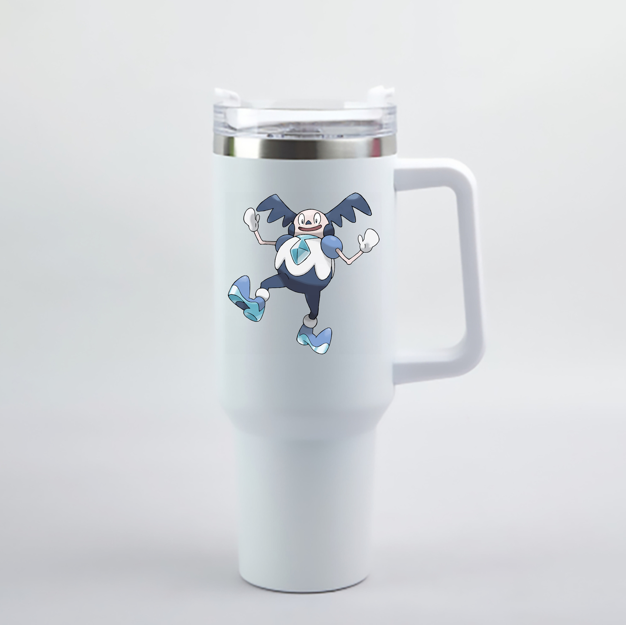 （画像用） ポケットモンスター Pokémon 1200mL車用タンブラー - クリスタルステッカー（プラスチックストロー付き）