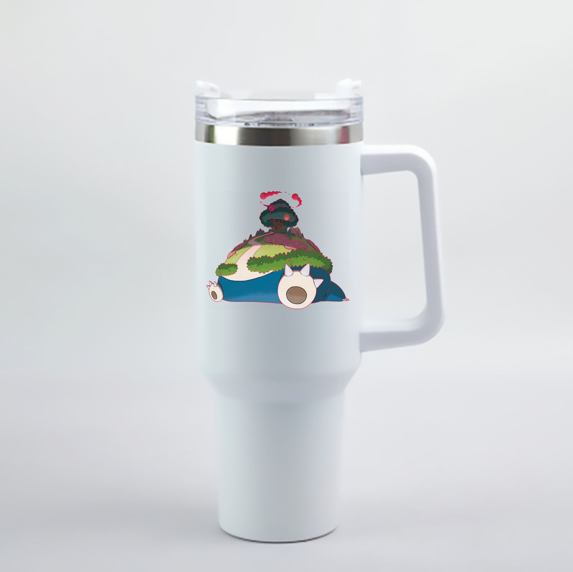 （画像用） ポケットモンスター Pokémon 1200mL車用タンブラー - クリスタルステッカー（プラスチックストロー付き）