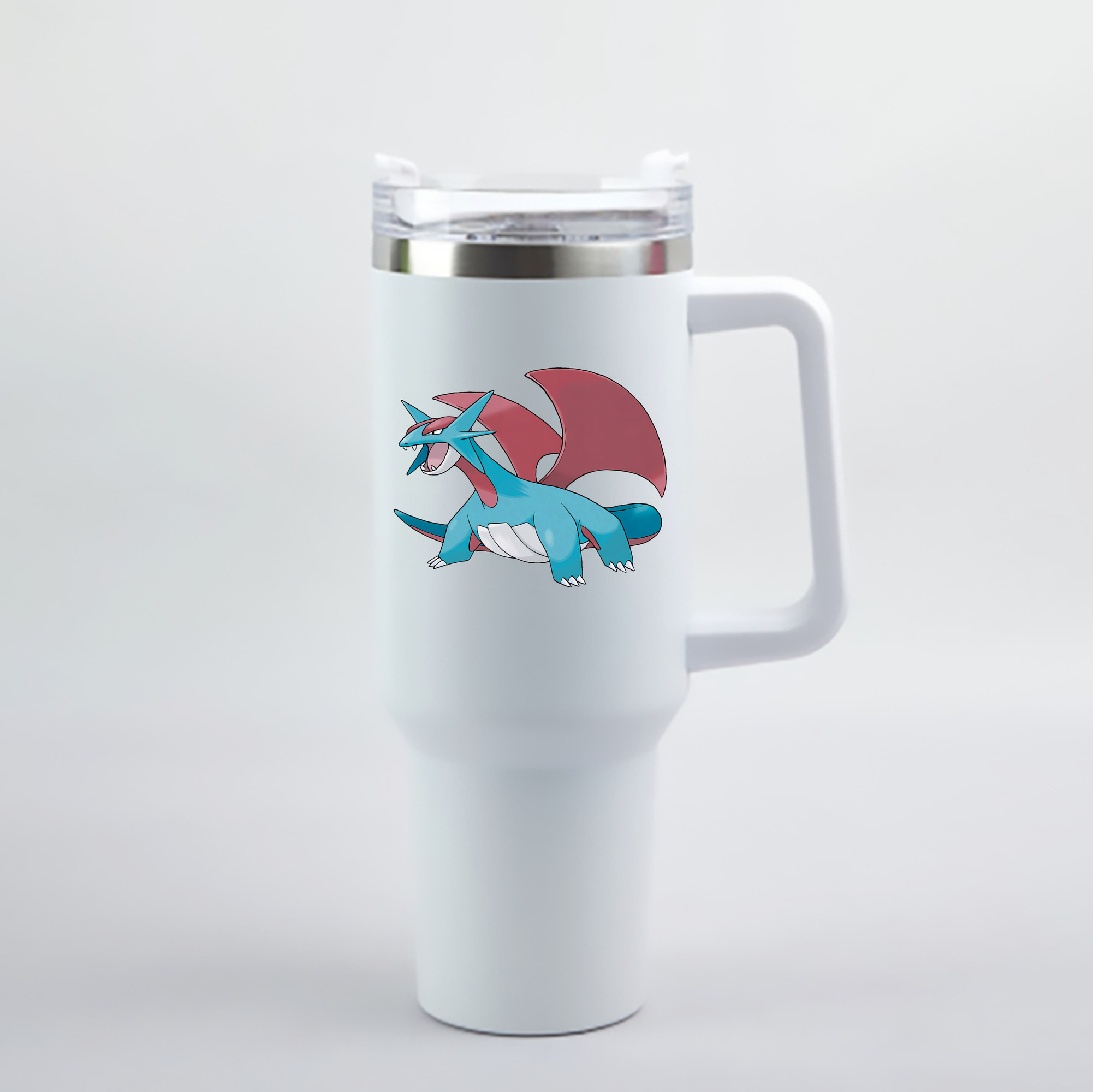 （画像用） ポケットモンスター Pokémon 1200mL車用タンブラー - クリスタルステッカー（プラスチックストロー付き）