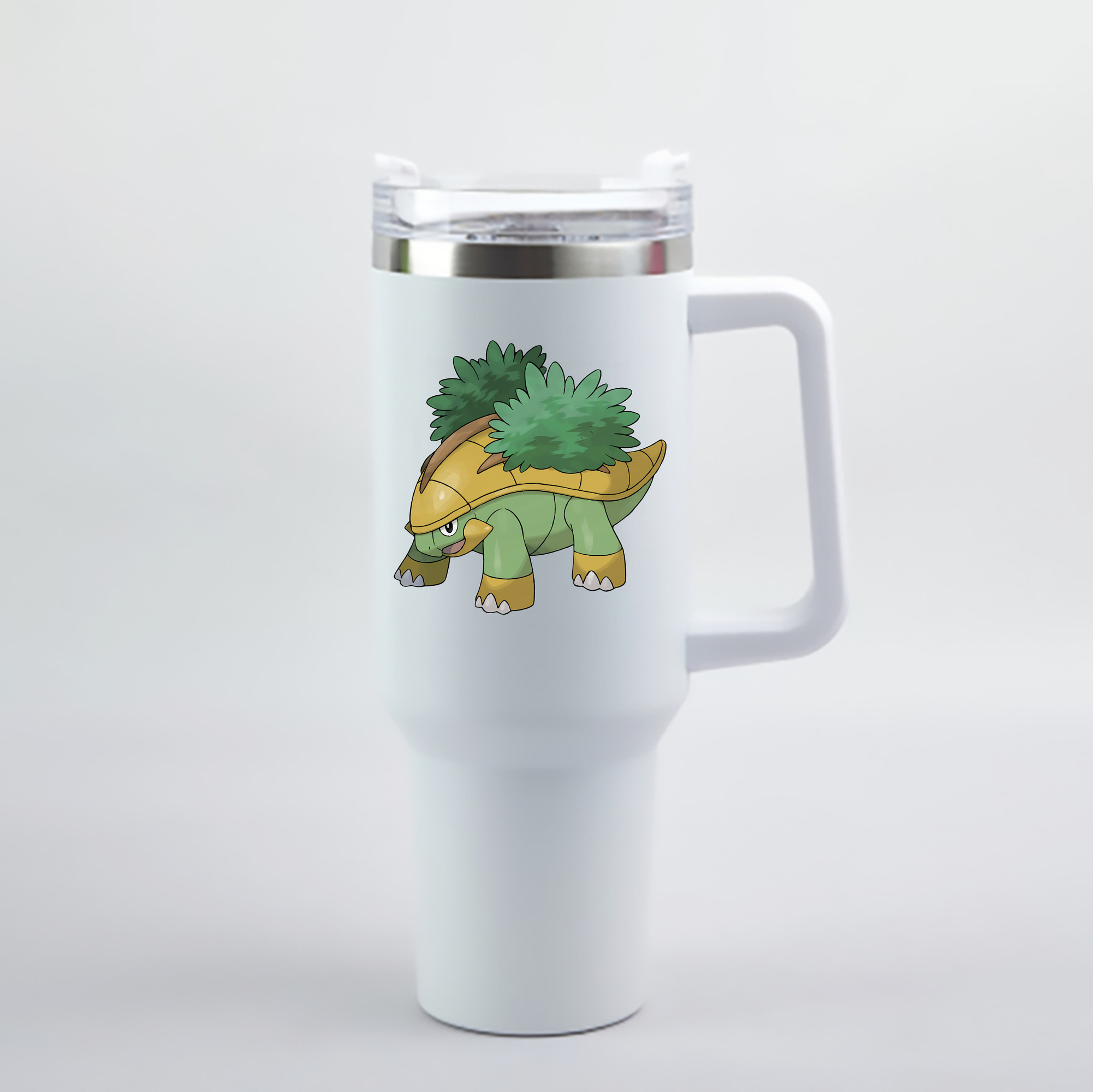 （画像用） ポケットモンスター Pokémon 1200mL車用タンブラー - クリスタルステッカー（プラスチックストロー付き）