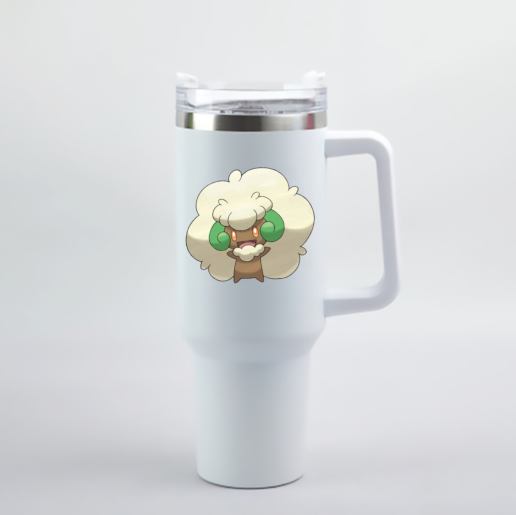 （画像用） ポケットモンスター Pokémon 1200mL車用タンブラー - クリスタルステッカー（プラスチックストロー付き）