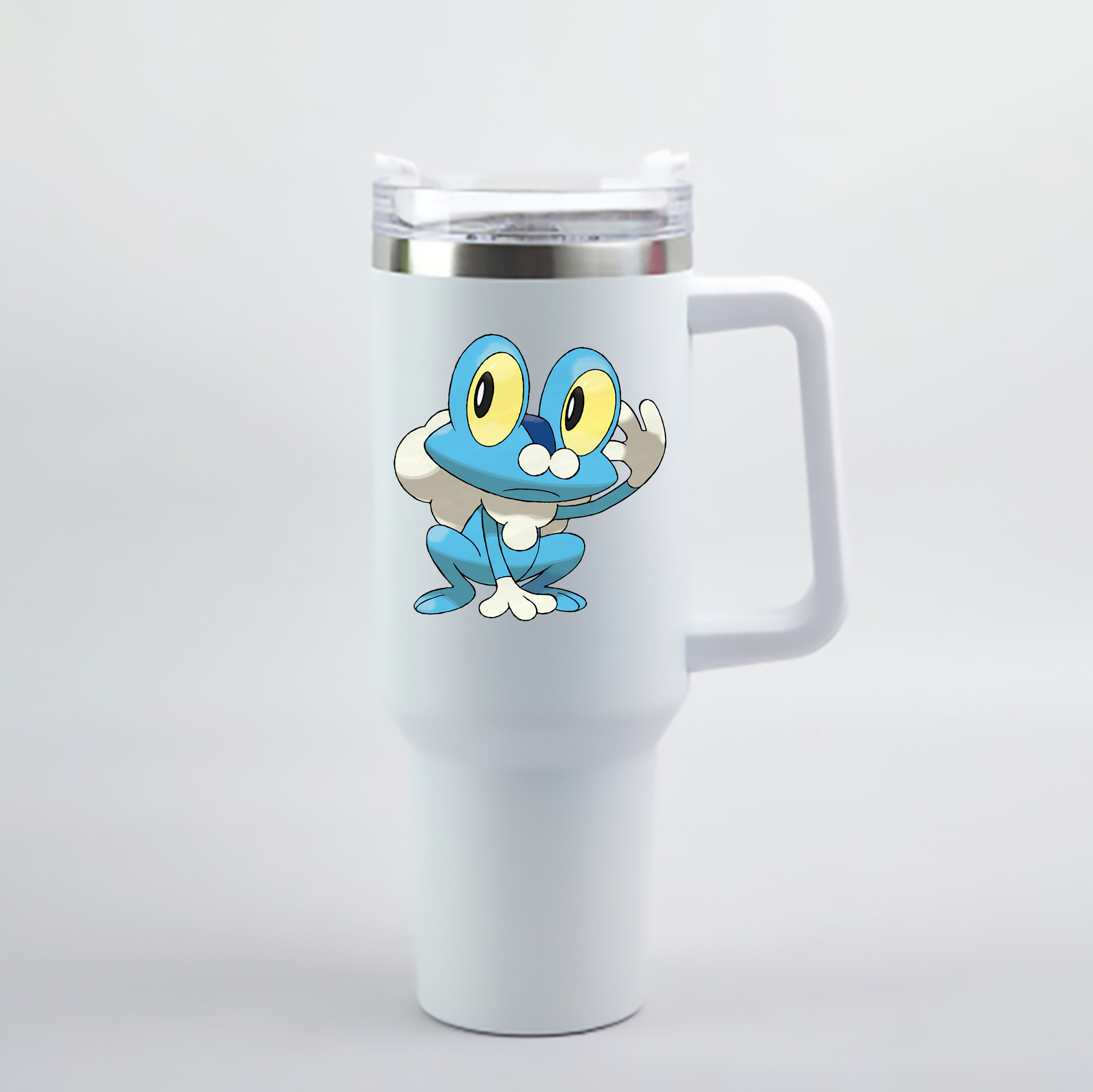 （画像用） ポケットモンスター Pokémon 1200mL車用タンブラー - クリスタルステッカー（プラスチックストロー付き）