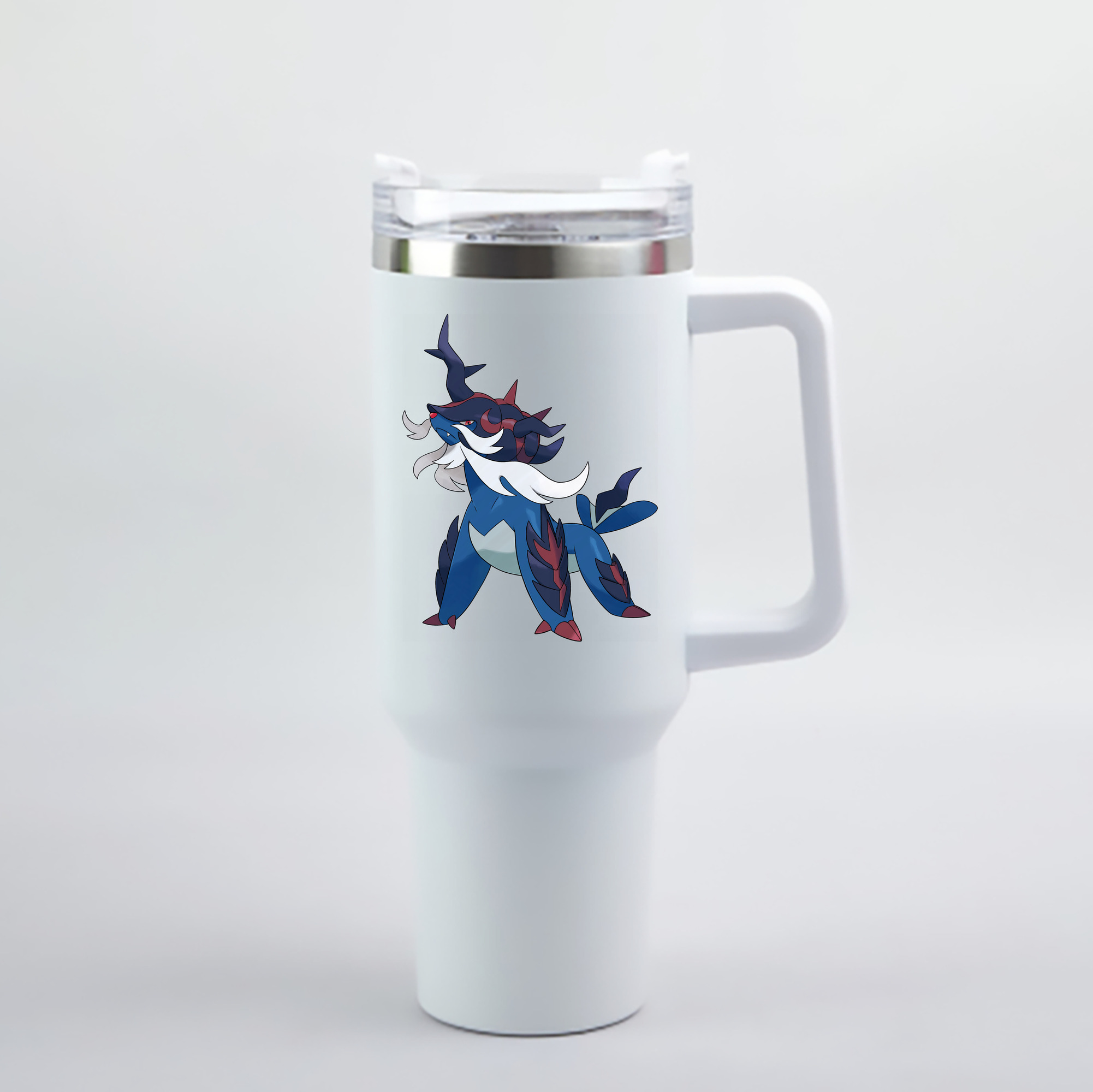 （画像用） ポケットモンスター Pokémon 1200mL車用タンブラー - クリスタルステッカー（プラスチックストロー付き）