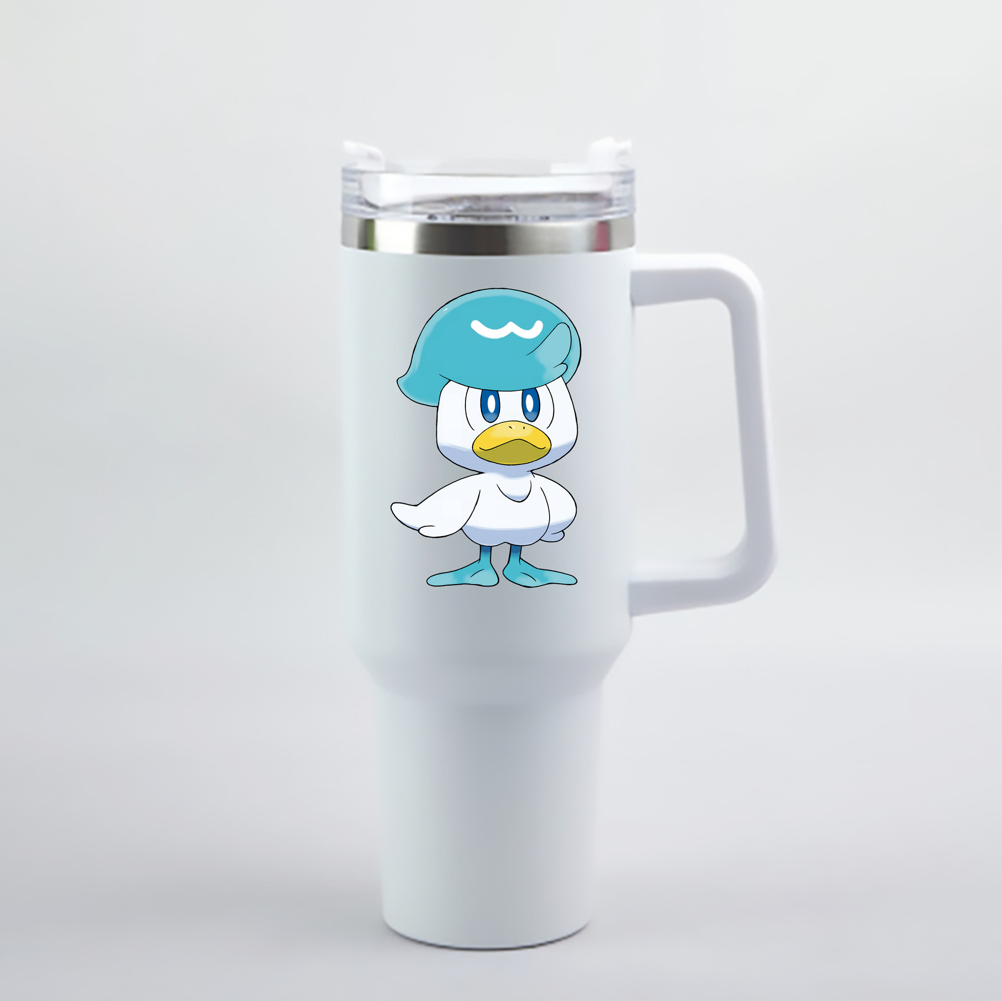 （画像用） ポケットモンスター Pokémon 1200mL車用タンブラー - クリスタルステッカー（プラスチックストロー付き）