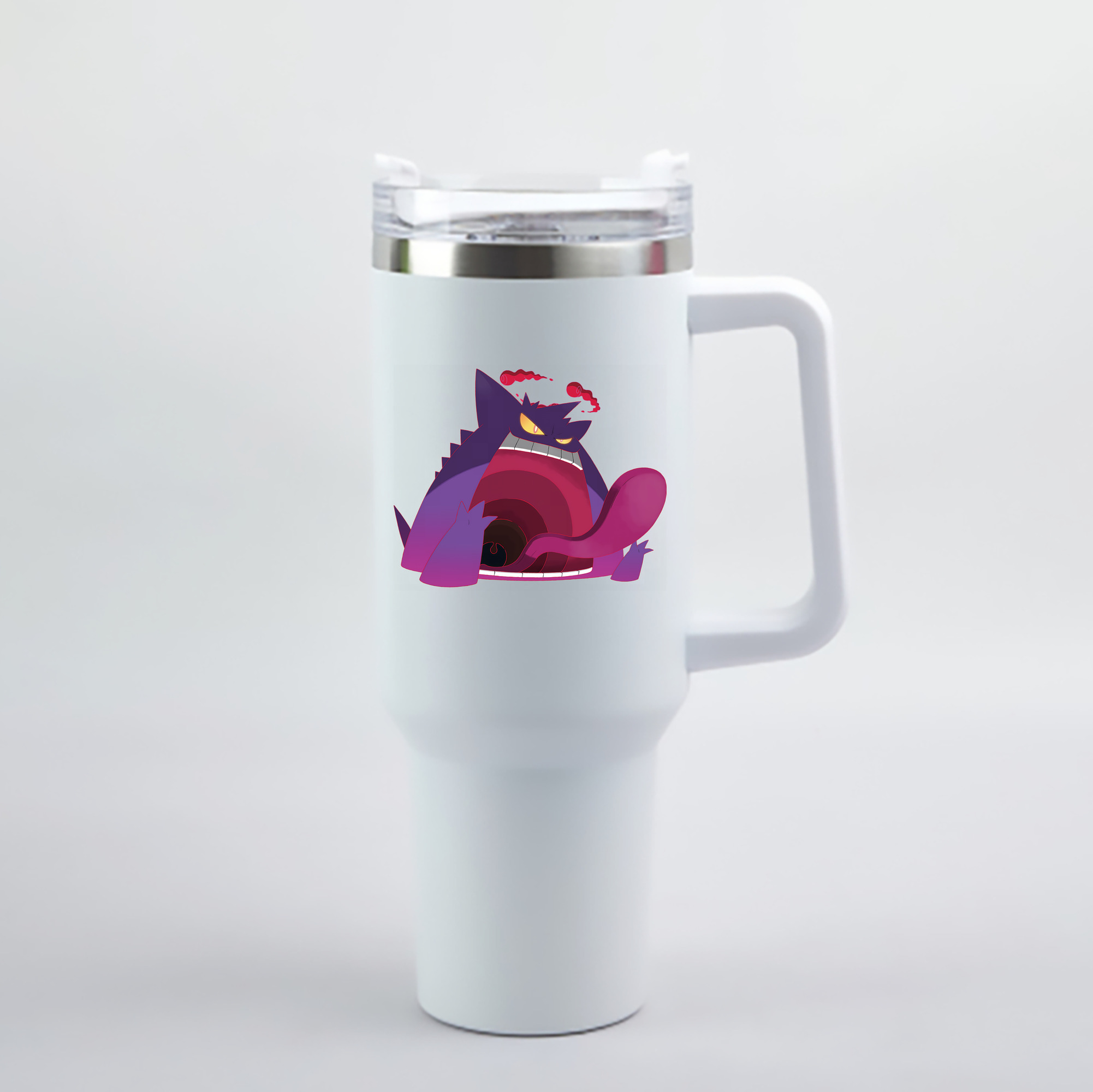 （画像用） ポケットモンスター Pokémon 1200mL車用タンブラー - クリスタルステッカー（プラスチックストロー付き）