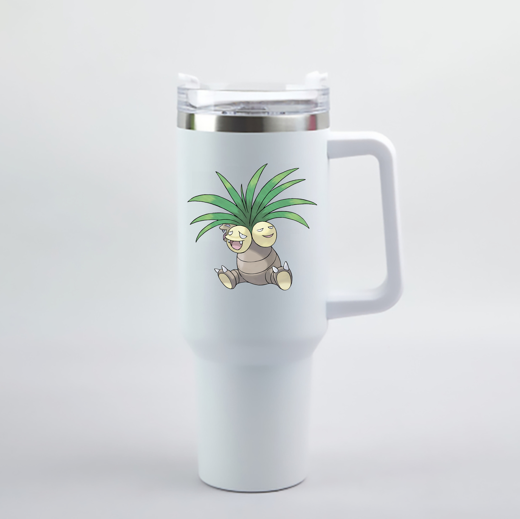 （画像用） ポケットモンスター Pokémon 1200mL車用タンブラー - クリスタルステッカー（プラスチックストロー付き）