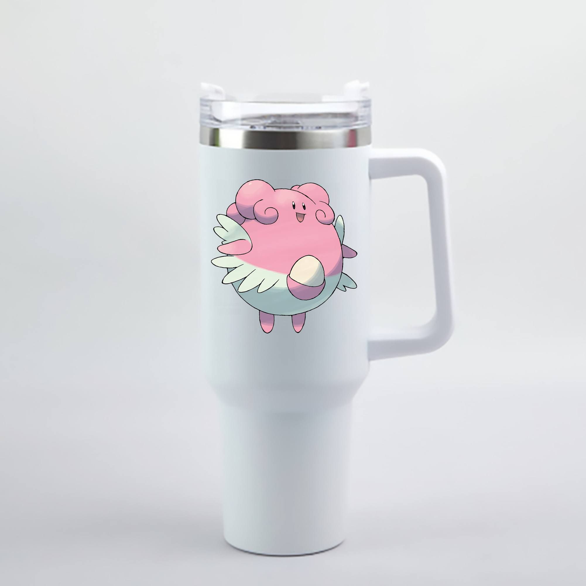（画像用） ポケットモンスター Pokémon 1200mL車用タンブラー - クリスタルステッカー（プラスチックストロー付き）