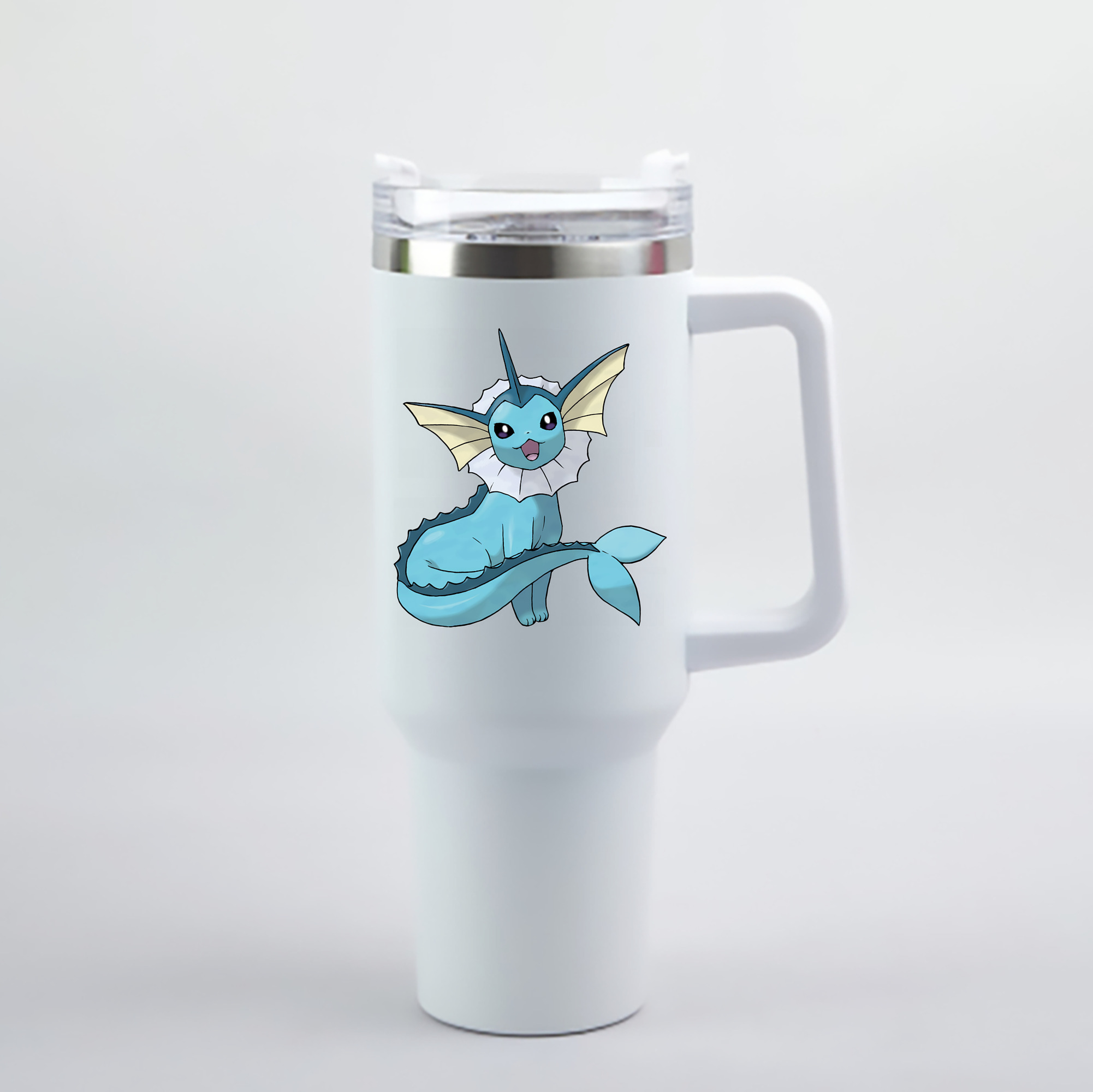（画像用） ポケットモンスター Pokémon 1200mL車用タンブラー - クリスタルステッカー（プラスチックストロー付き）