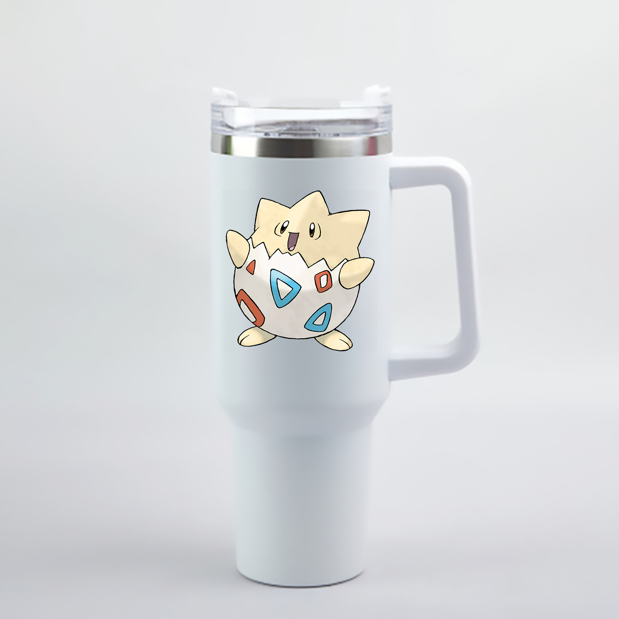 （画像用） ポケットモンスター Pokémon 1200mL車用タンブラー - クリスタルステッカー（プラスチックストロー付き）