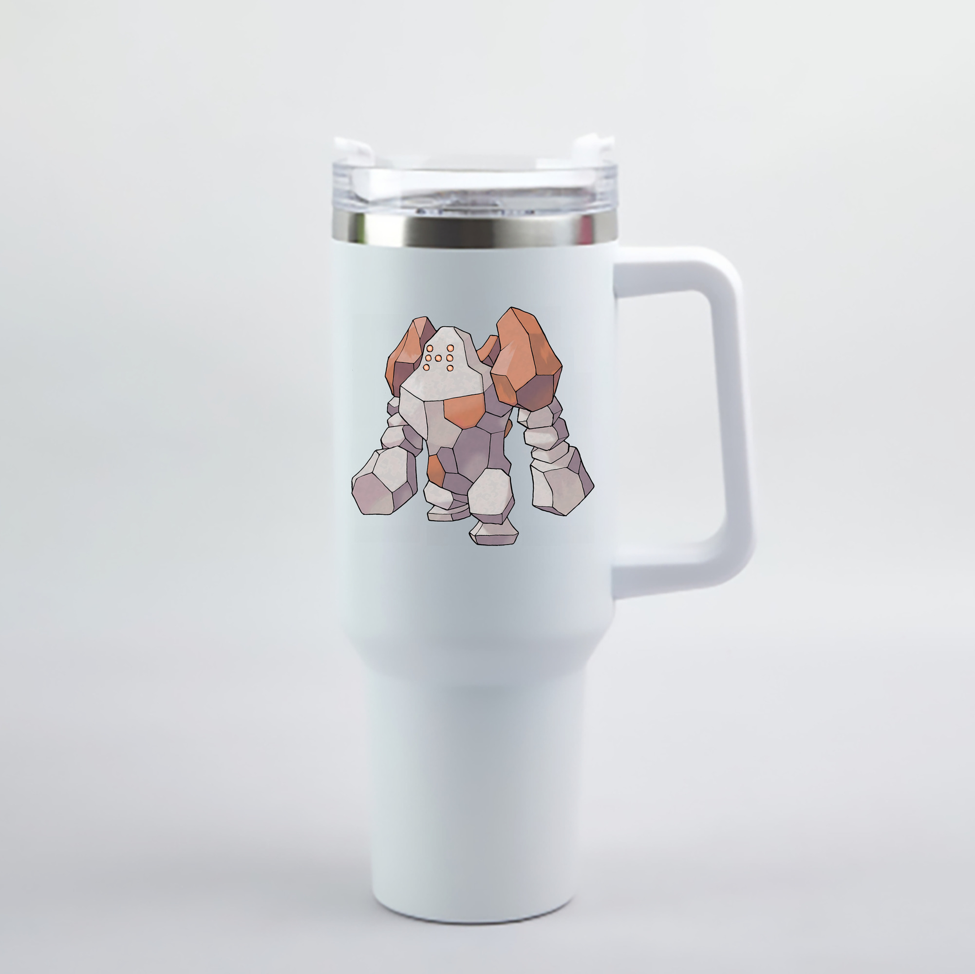 （画像用） ポケットモンスター Pokémon 1200mL車用タンブラー - クリスタルステッカー（プラスチックストロー付き）