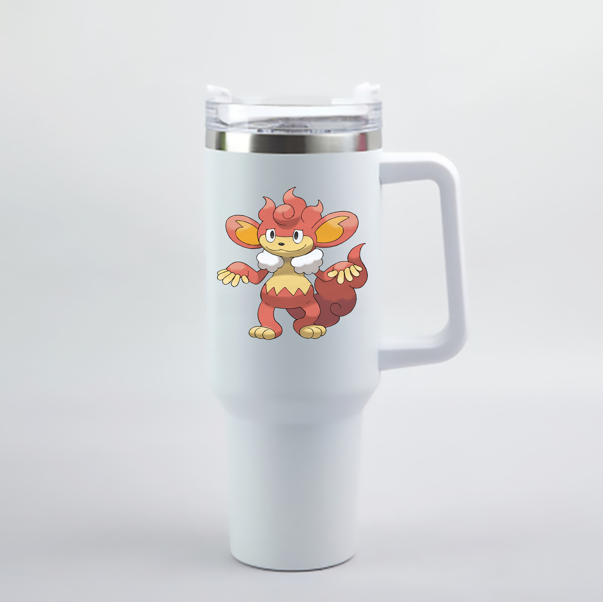（画像用） ポケットモンスター Pokémon 1200mL車用タンブラー - クリスタルステッカー（プラスチックストロー付き）