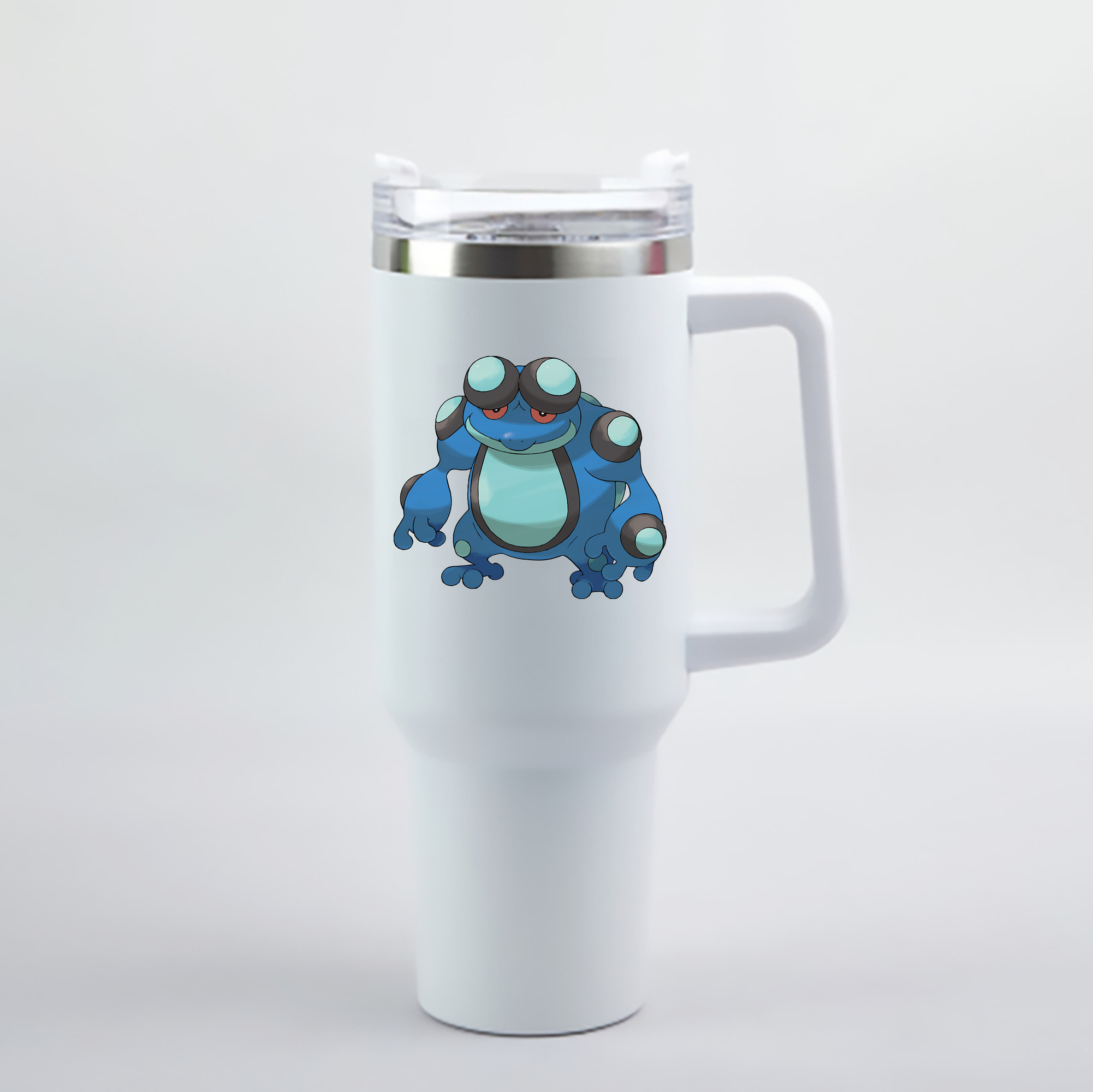 （画像用） ポケットモンスター Pokémon 1200mL車用タンブラー - クリスタルステッカー（プラスチックストロー付き）