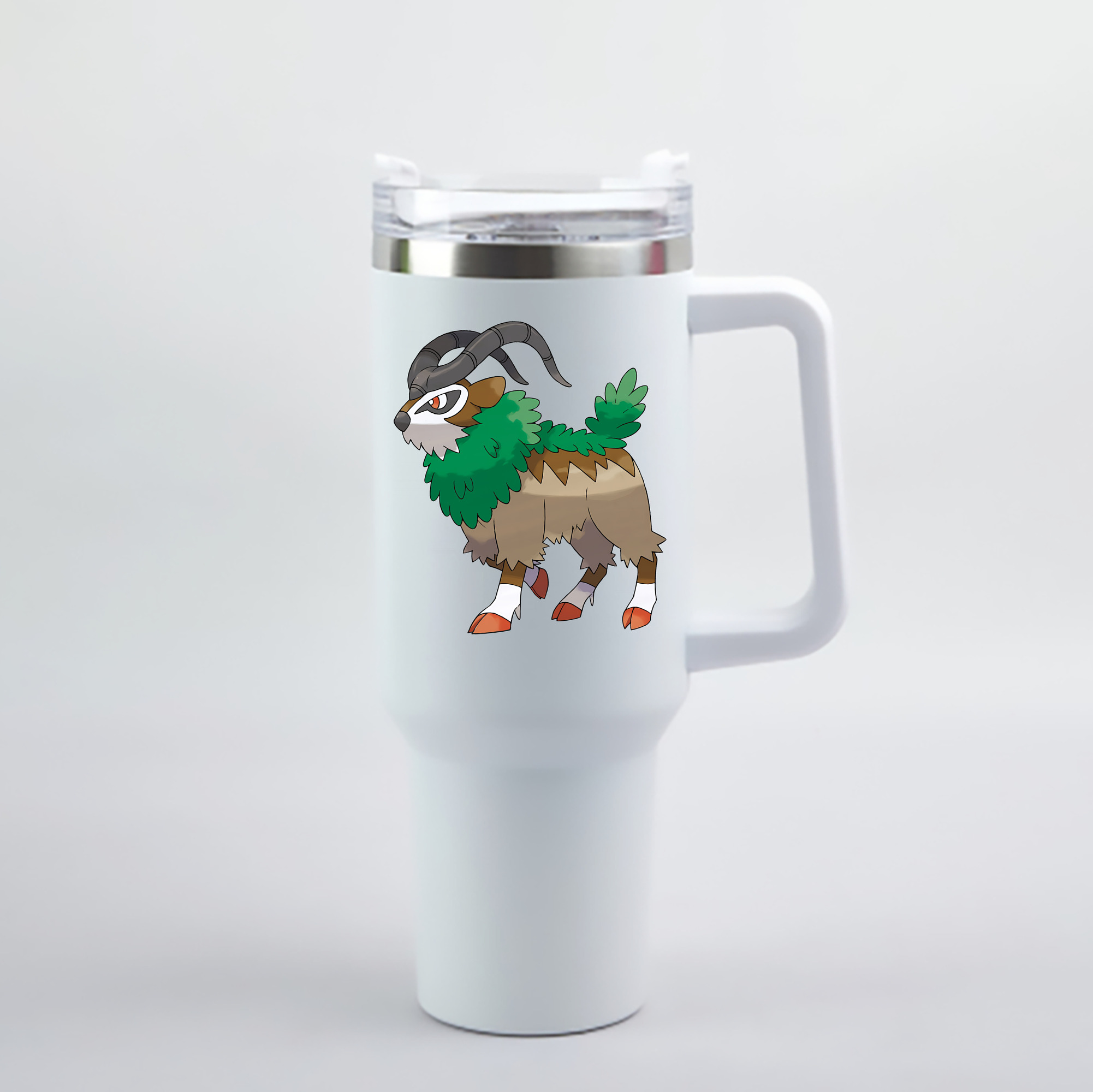 （画像用） ポケットモンスター Pokémon 1200mL車用タンブラー - クリスタルステッカー（プラスチックストロー付き）