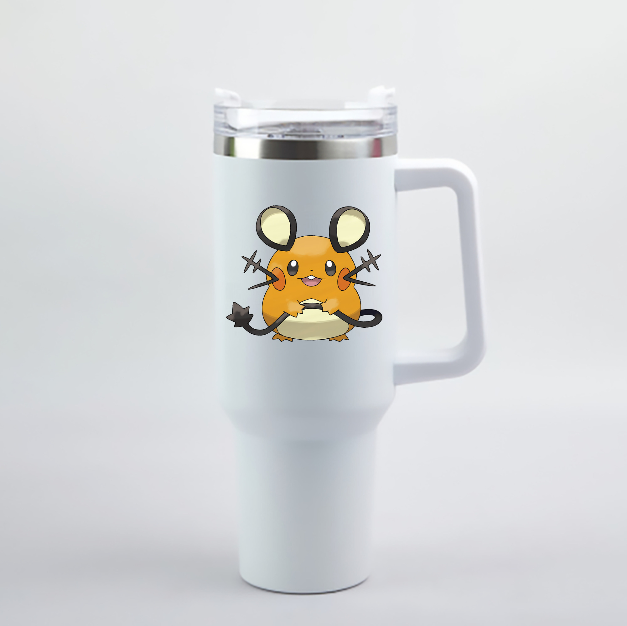 （画像用） ポケットモンスター Pokémon 1200mL車用タンブラー - クリスタルステッカー（プラスチックストロー付き）