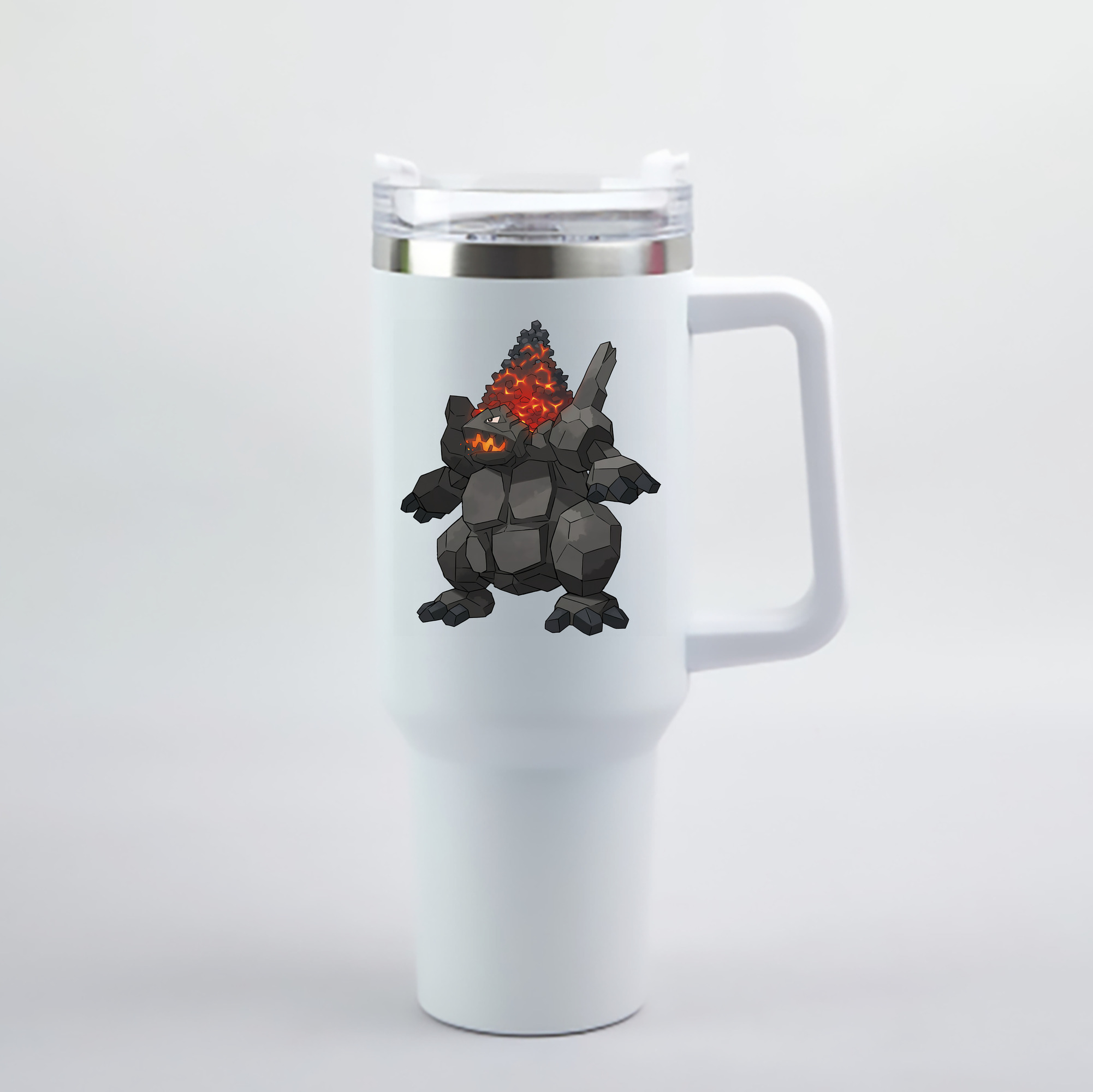 （画像用） ポケットモンスター Pokémon 1200mL車用タンブラー - クリスタルステッカー（プラスチックストロー付き）