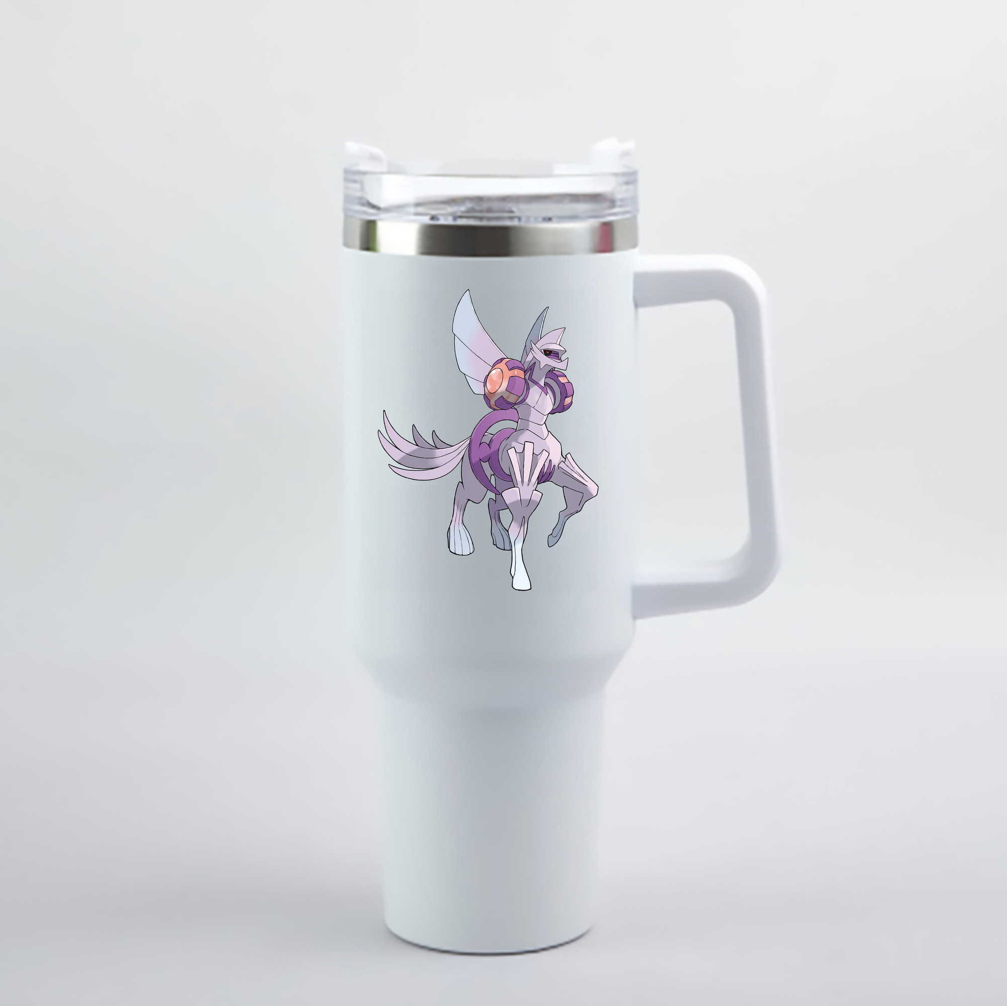 （画像用） ポケットモンスター Pokémon 1200mL車用タンブラー - クリスタルステッカー（プラスチックストロー付き）