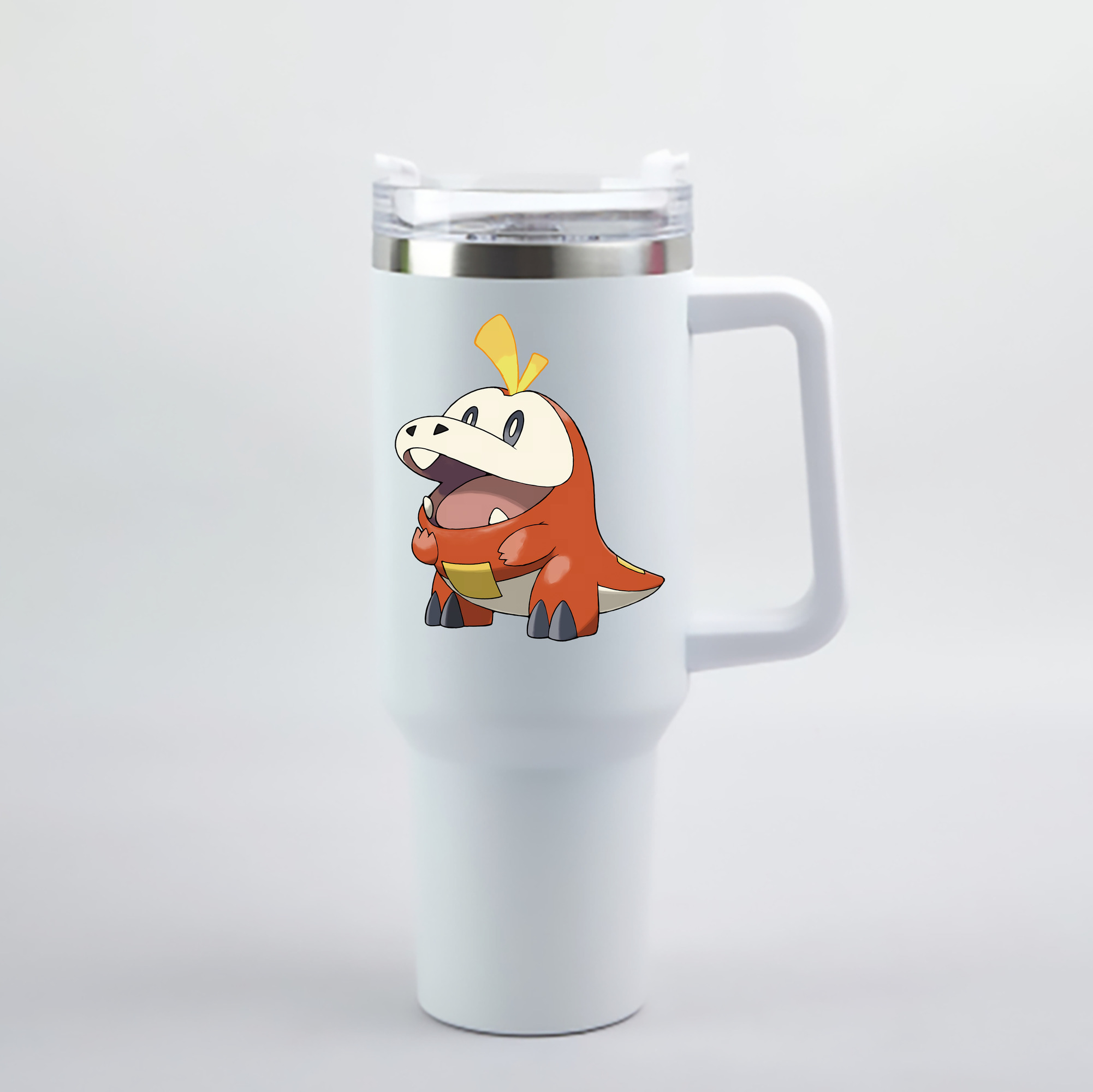 （画像用） ポケットモンスター Pokémon 1200mL車用タンブラー - クリスタルステッカー（プラスチックストロー付き）