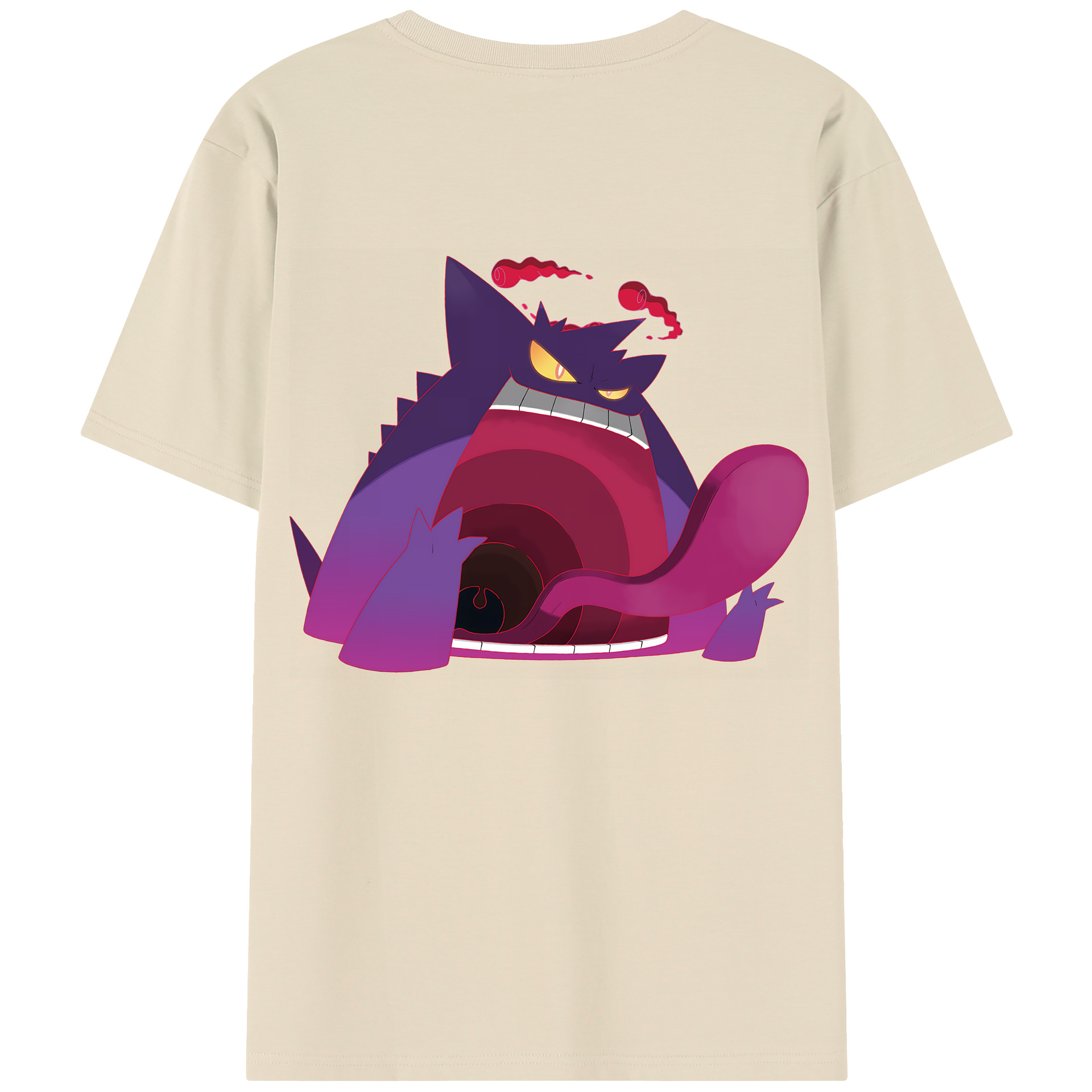 （画像用） ポケットモンスター Pokémon 綿100％半袖Tシャツ（背面プリント）