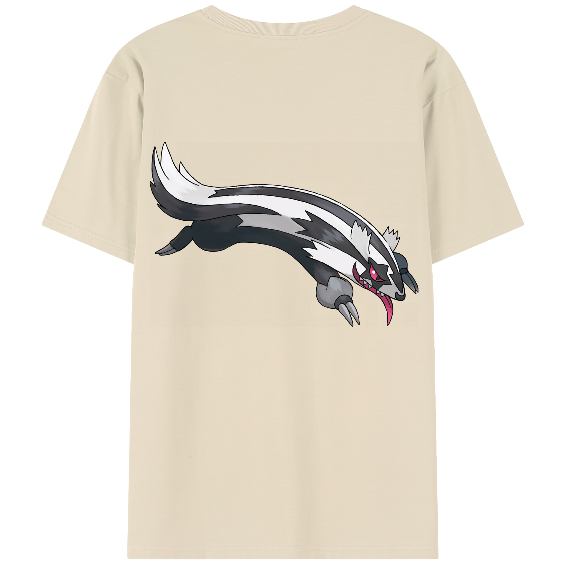 （画像用） ポケットモンスター Pokémon 綿100％半袖Tシャツ（背面プリント）