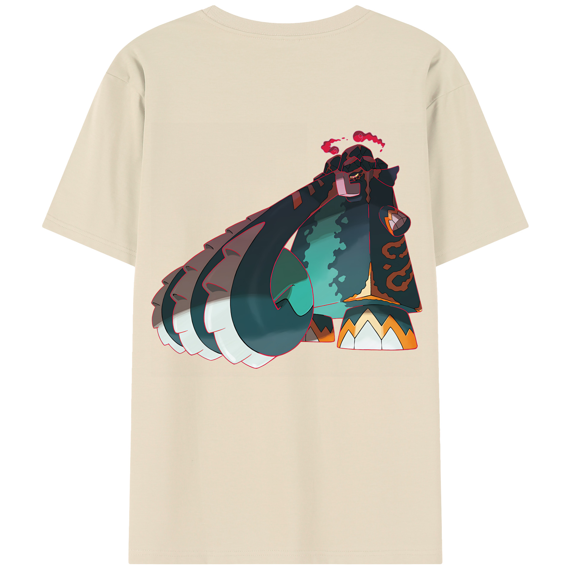 （画像用） ポケットモンスター Pokémon 綿100％半袖Tシャツ（背面プリント）