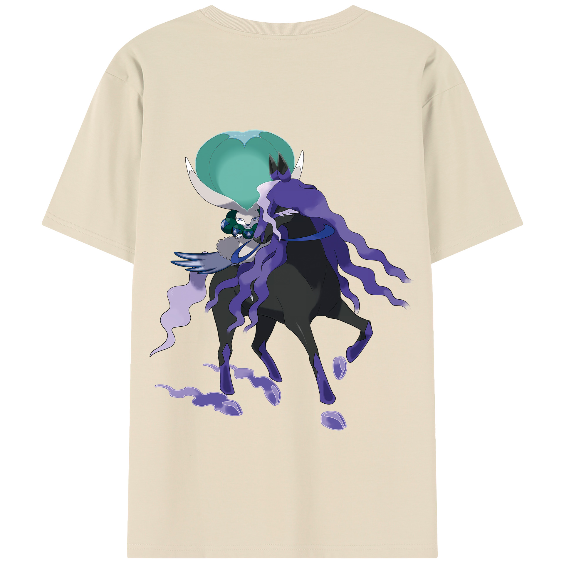 （画像用） ポケットモンスター Pokémon 綿100％半袖Tシャツ（背面プリント）