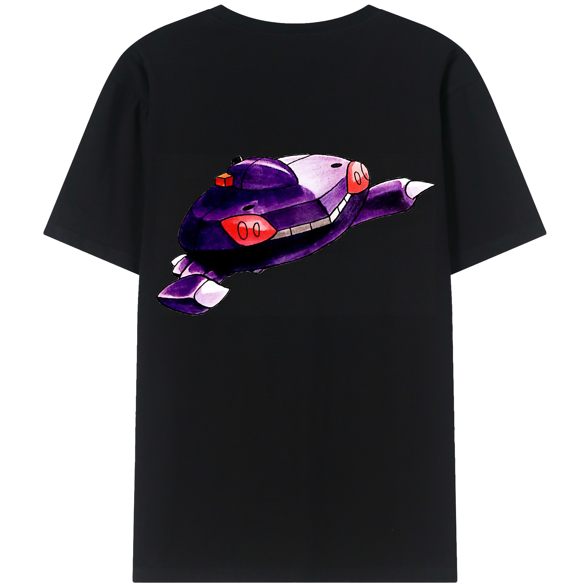 （画像用） ポケットモンスター Pokémon 綿100％半袖Tシャツ（背面プリント）