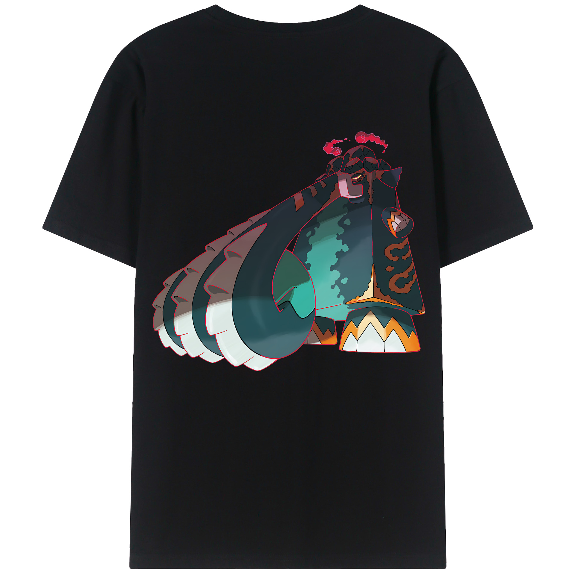 （画像用） ポケットモンスター Pokémon 綿100％半袖Tシャツ（背面プリント）