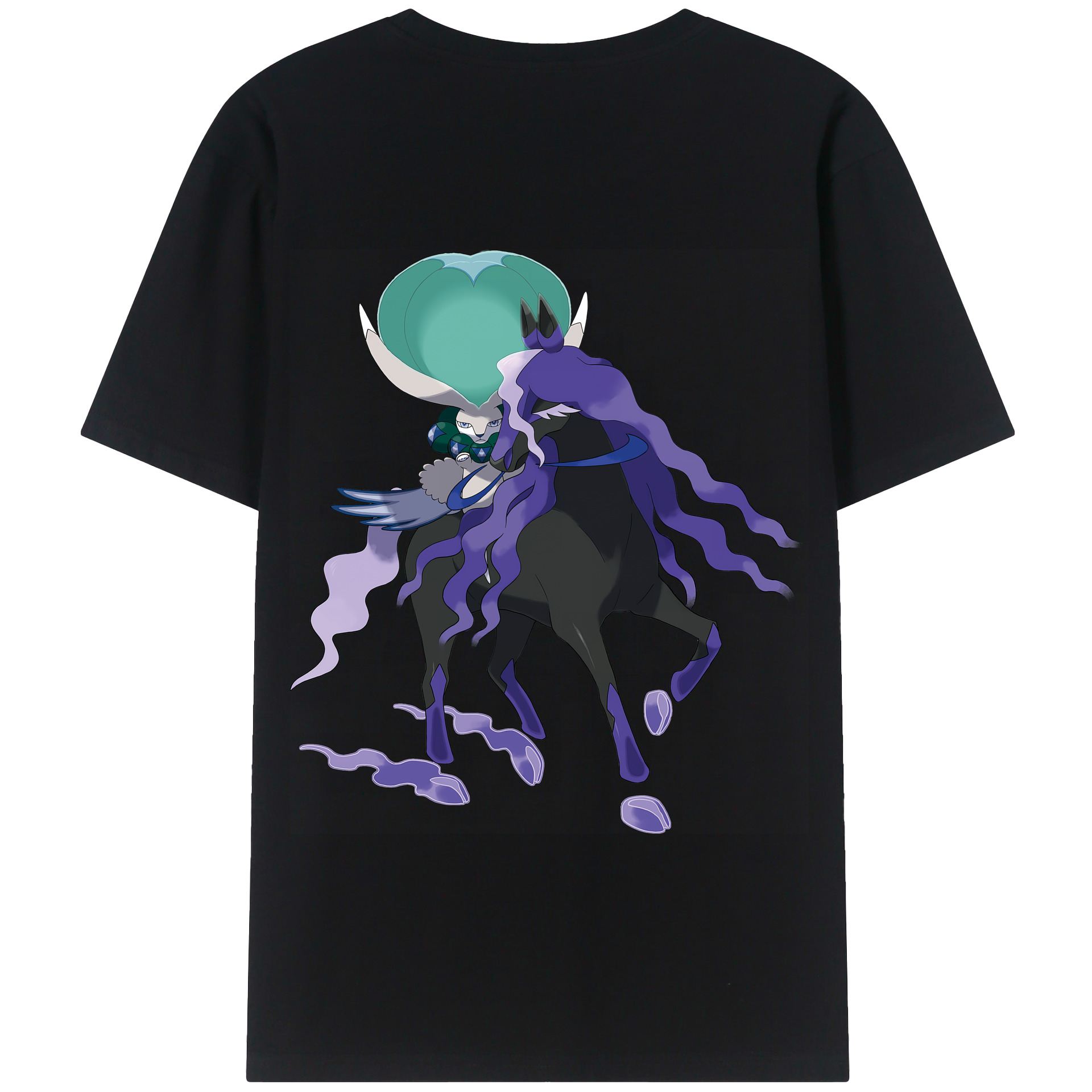 （画像用） ポケットモンスター Pokémon 綿100％半袖Tシャツ（背面プリント）