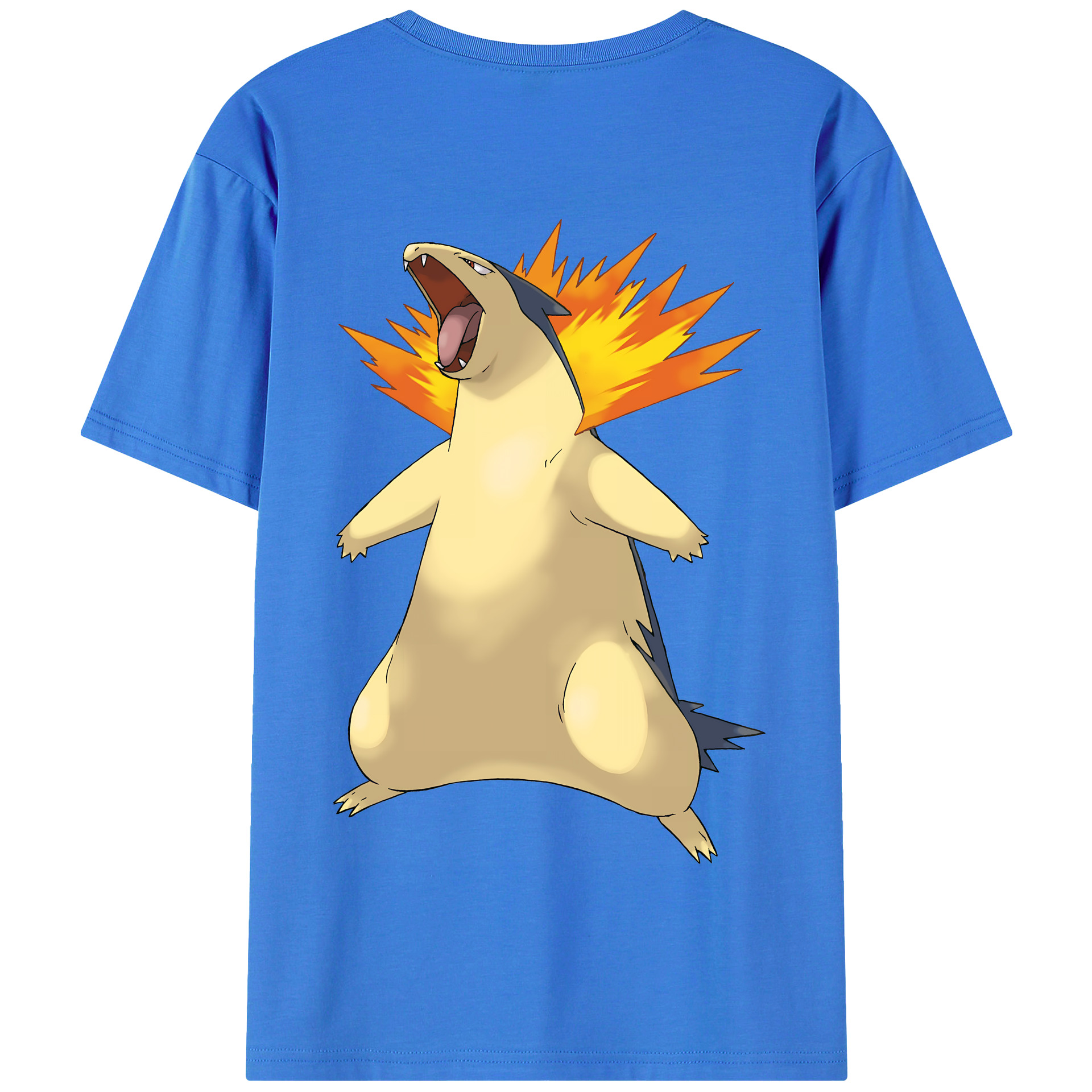 （画像用） ポケットモンスター Pokémon 綿100％半袖Tシャツ（背面プリント）