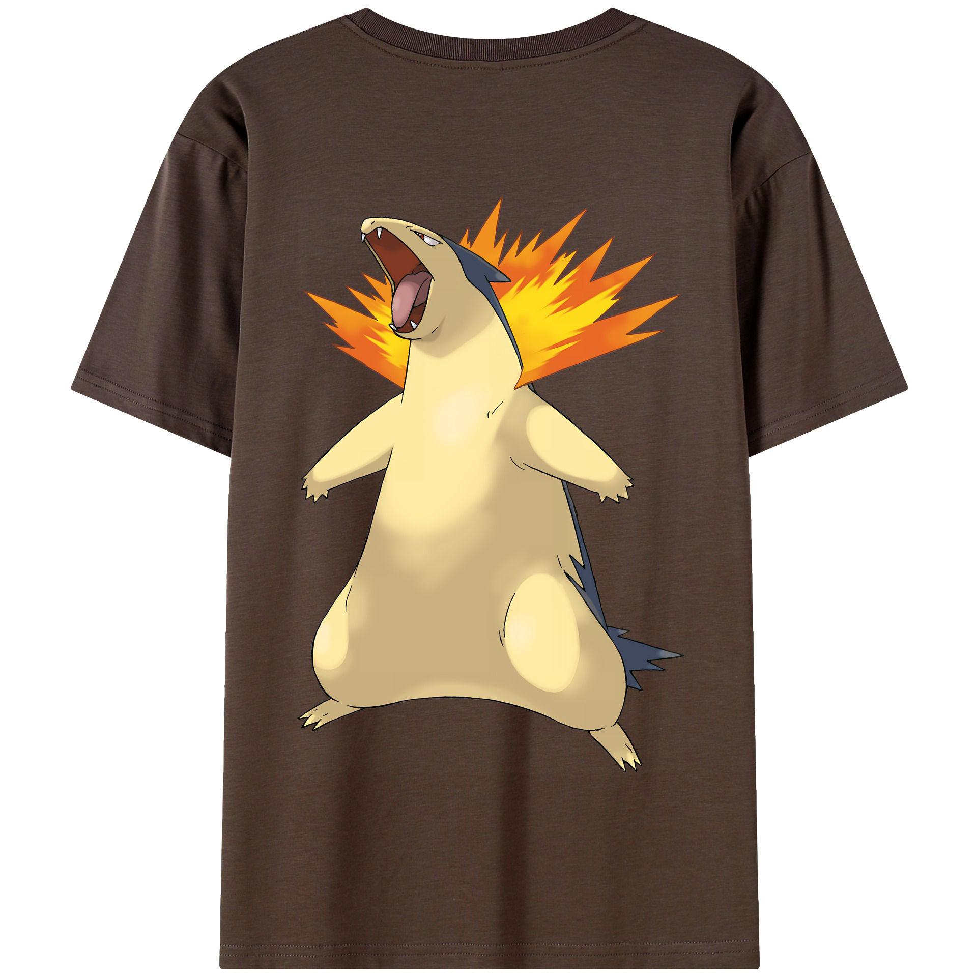 （画像用） ポケットモンスター Pokémon 綿100％半袖Tシャツ（背面プリント）