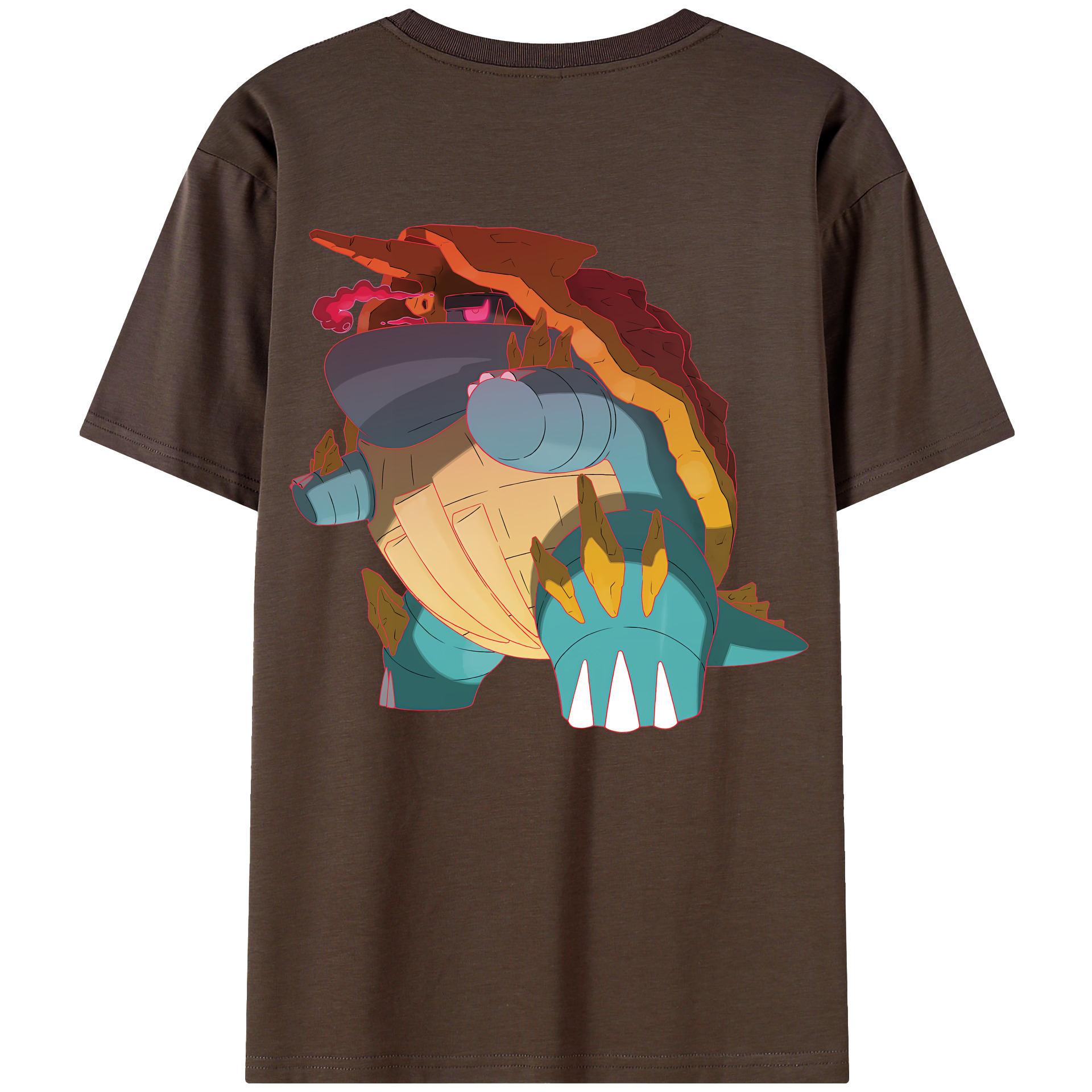 （画像用） ポケットモンスター Pokémon 綿100％半袖Tシャツ（背面プリント）