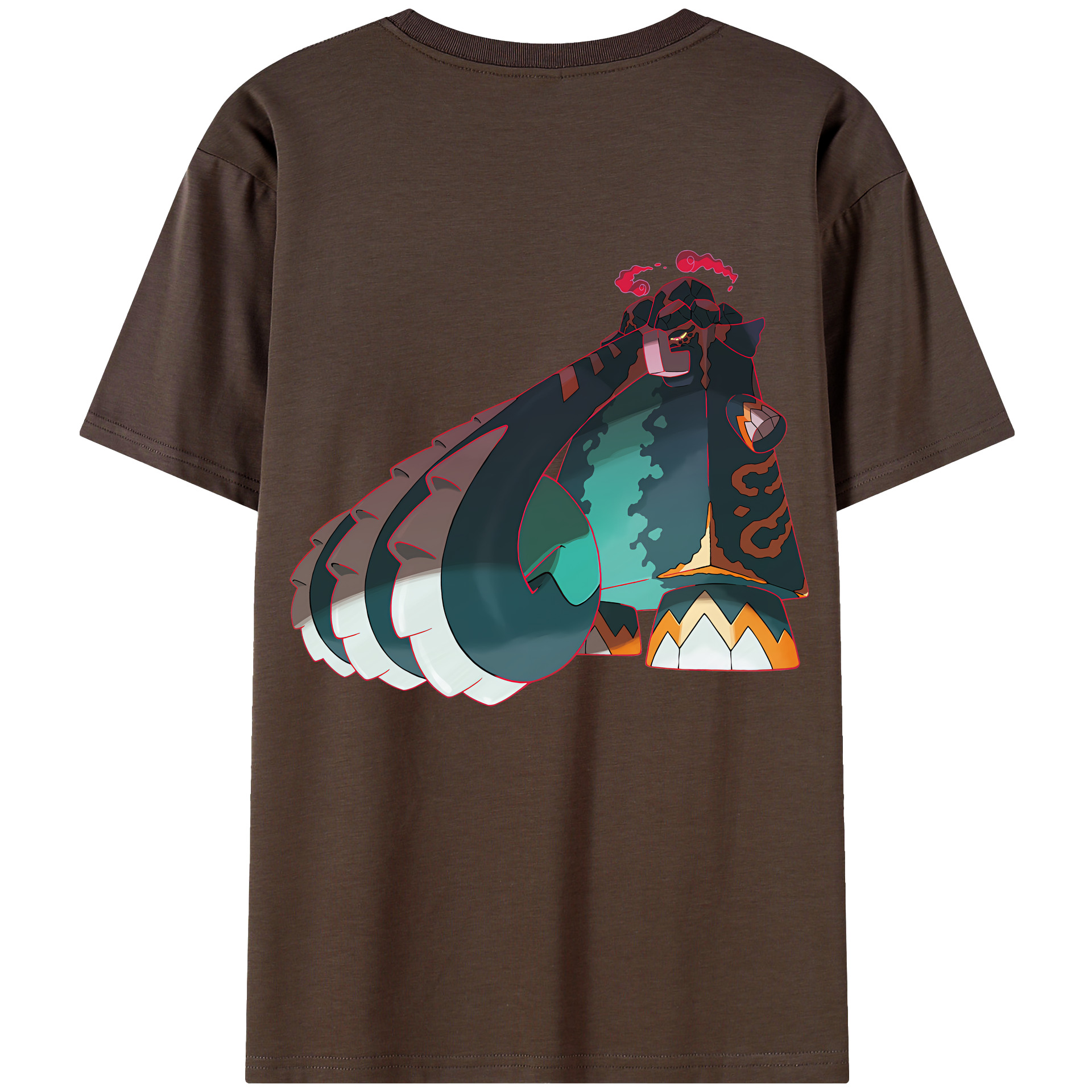 （画像用） ポケットモンスター Pokémon 綿100％半袖Tシャツ（背面プリント）