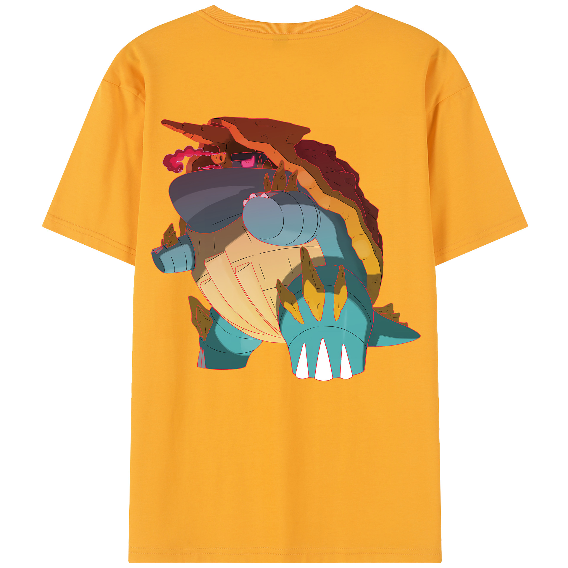 （画像用） ポケットモンスター Pokémon 綿100％半袖Tシャツ（背面プリント）
