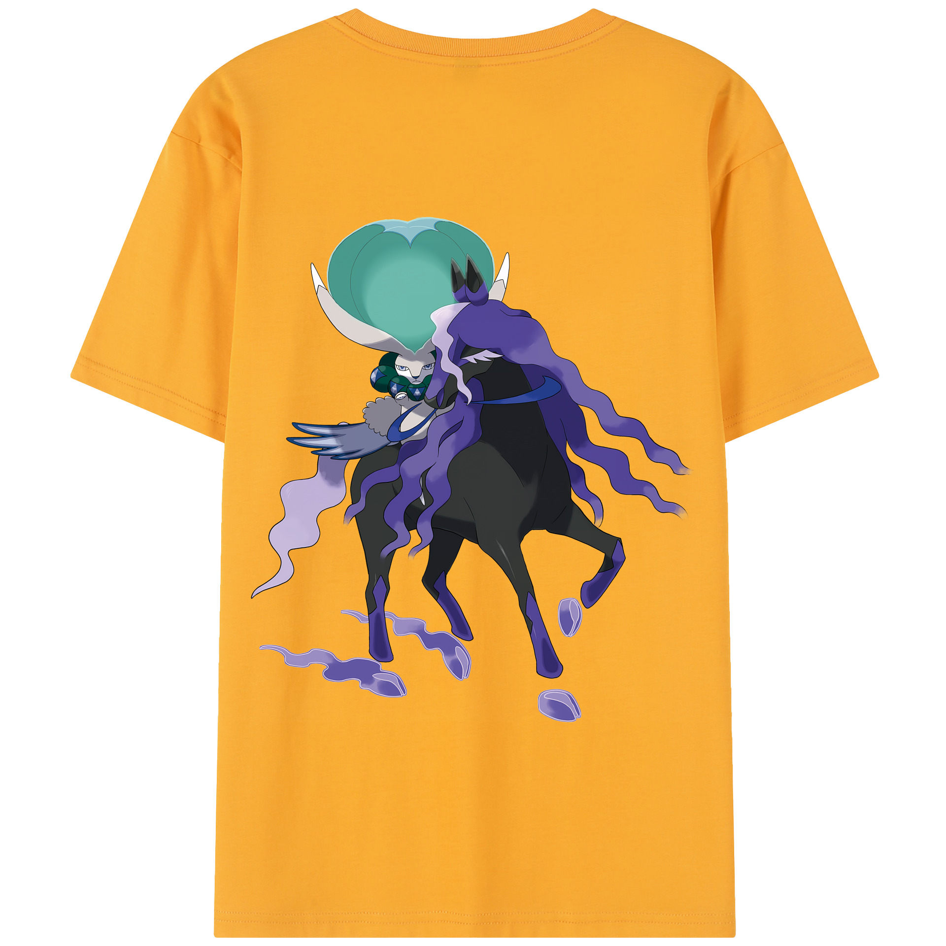 （画像用） ポケットモンスター Pokémon 綿100％半袖Tシャツ（背面プリント）
