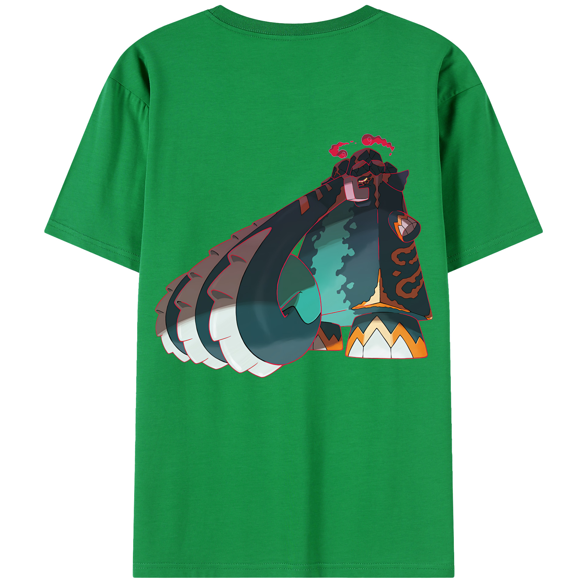 （画像用） ポケットモンスター Pokémon 綿100％半袖Tシャツ（背面プリント）