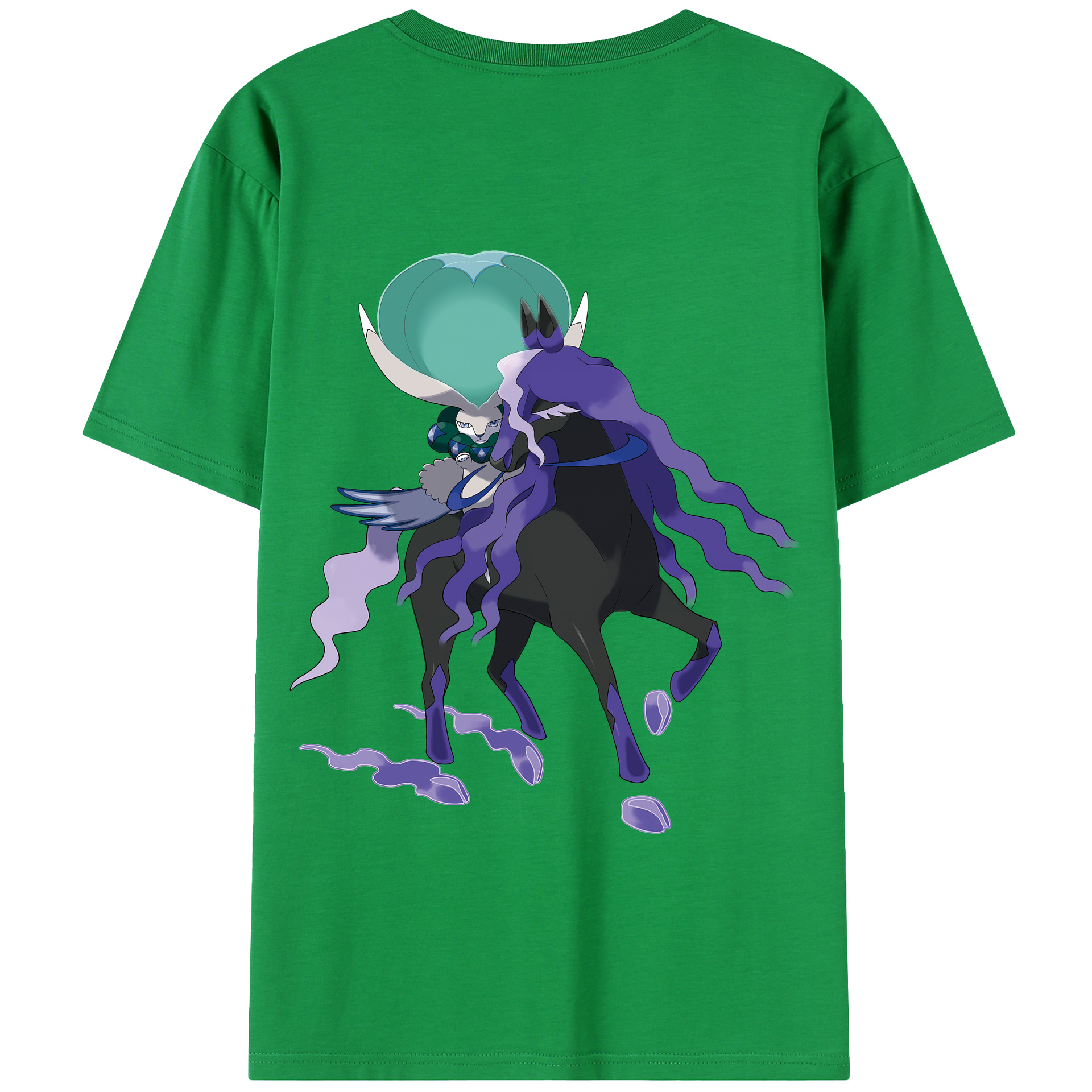 （画像用） ポケットモンスター Pokémon 綿100％半袖Tシャツ（背面プリント）