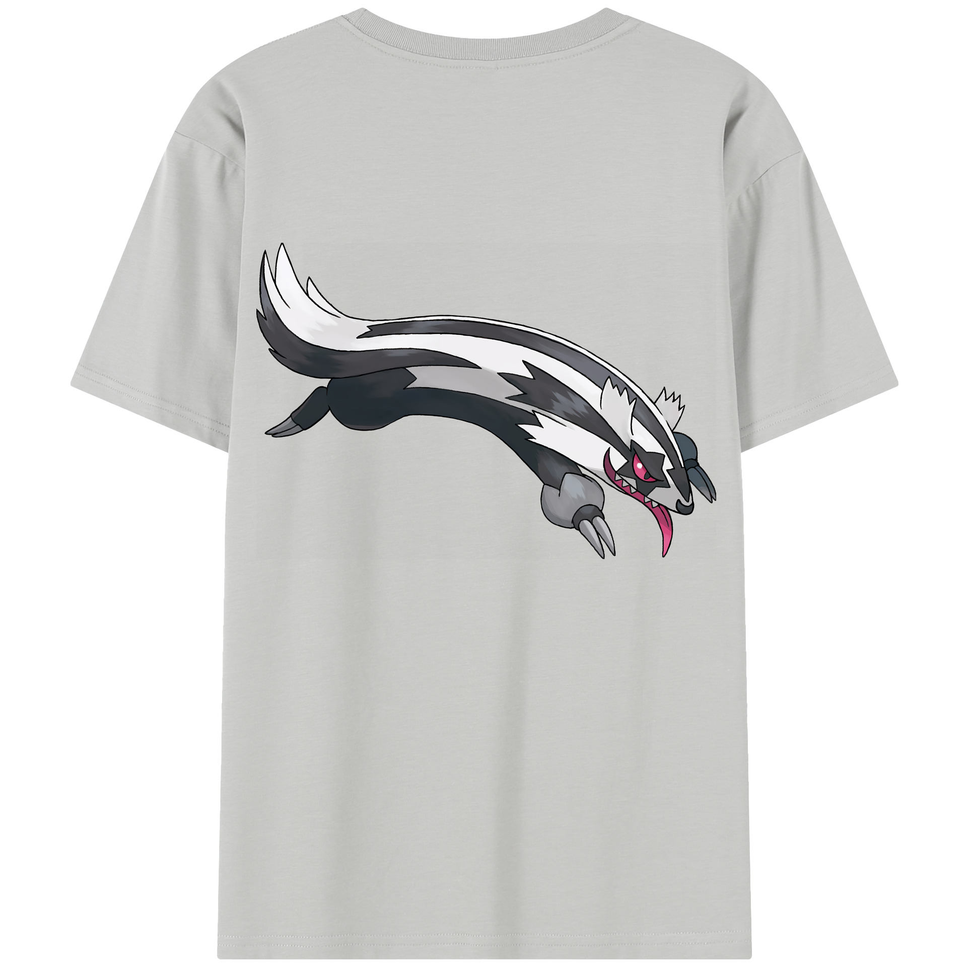 （画像用） ポケットモンスター Pokémon 綿100％半袖Tシャツ（背面プリント）