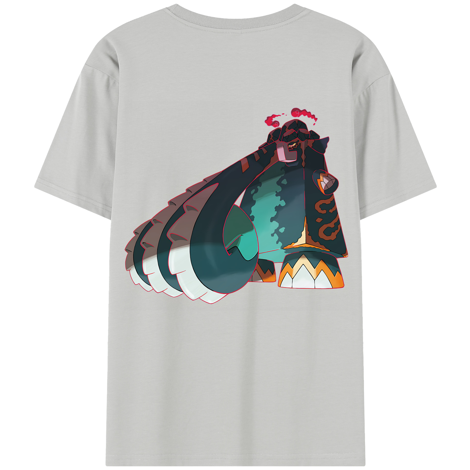 （画像用） ポケットモンスター Pokémon 綿100％半袖Tシャツ（背面プリント）