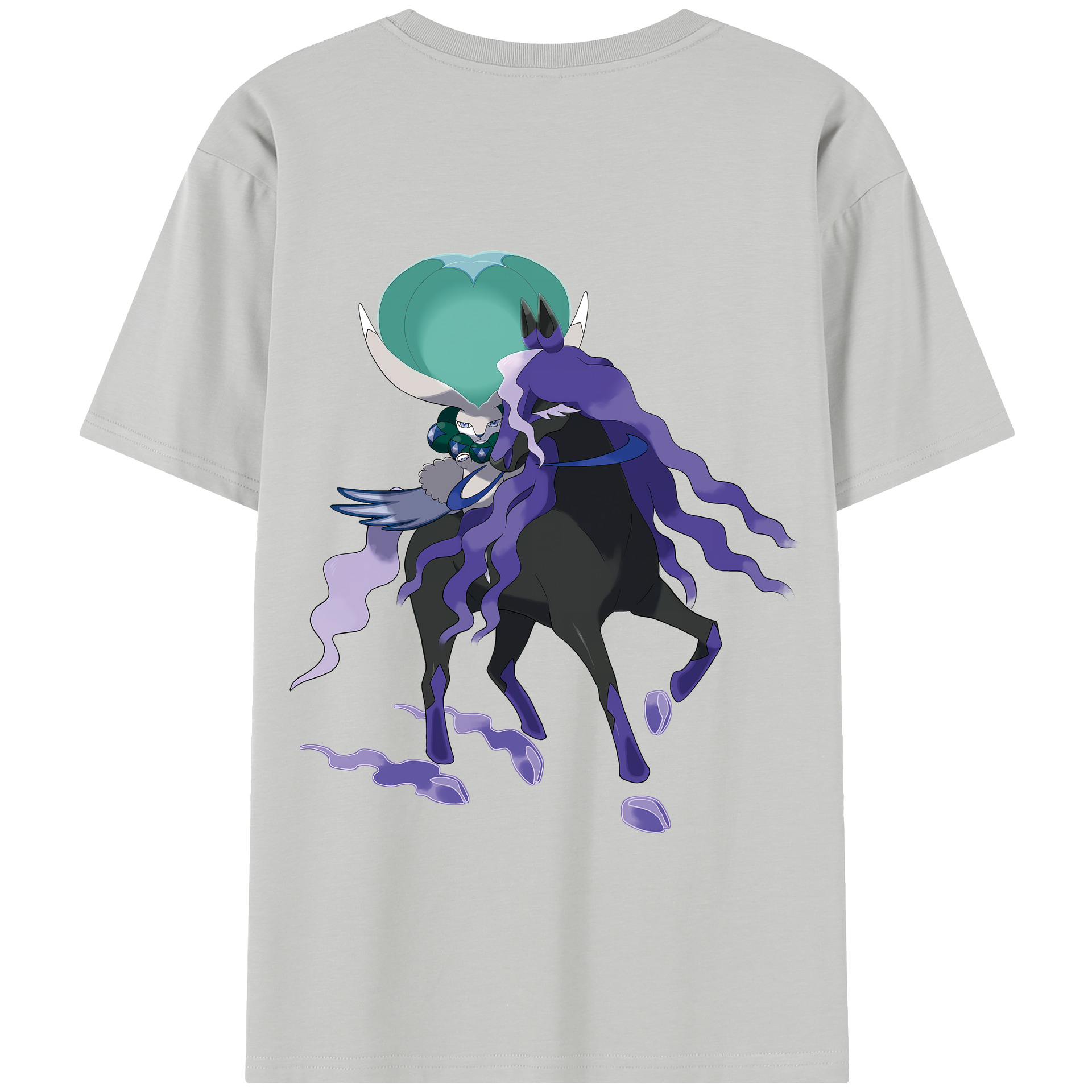 （画像用） ポケットモンスター Pokémon 綿100％半袖Tシャツ（背面プリント）