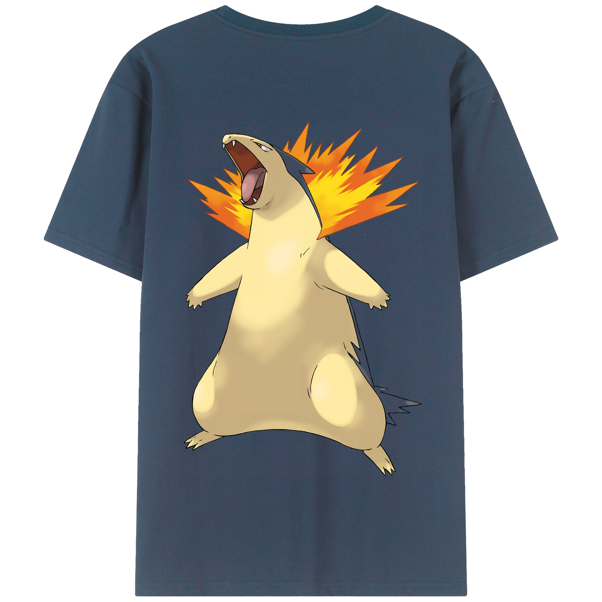 （画像用） ポケットモンスター Pokémon 綿100％半袖Tシャツ（背面プリント）