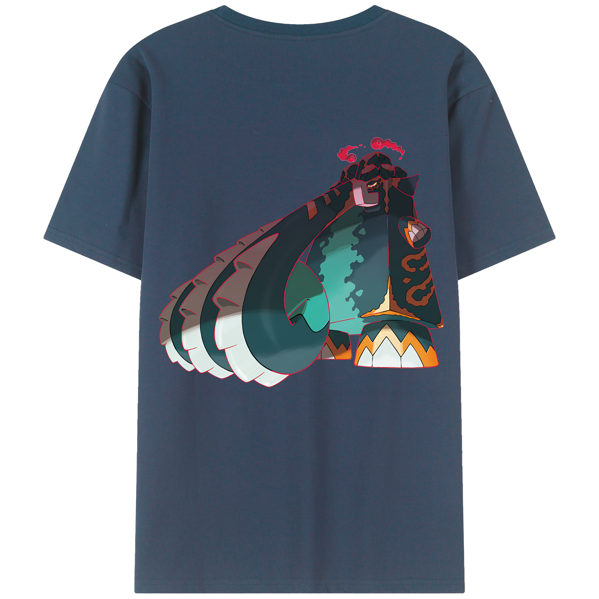 （画像用） ポケットモンスター Pokémon 綿100％半袖Tシャツ（背面プリント）