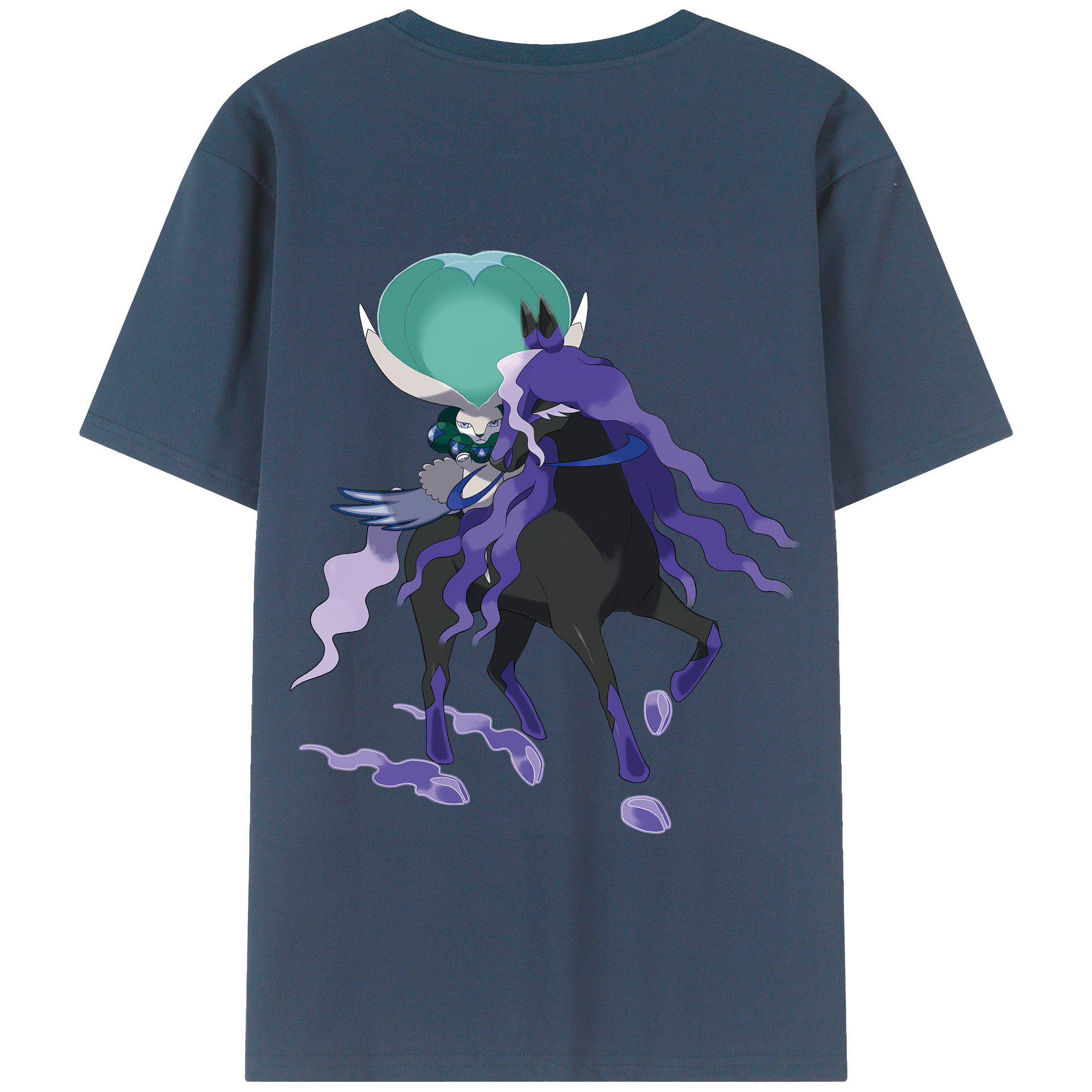 （画像用） ポケットモンスター Pokémon 綿100％半袖Tシャツ（背面プリント）