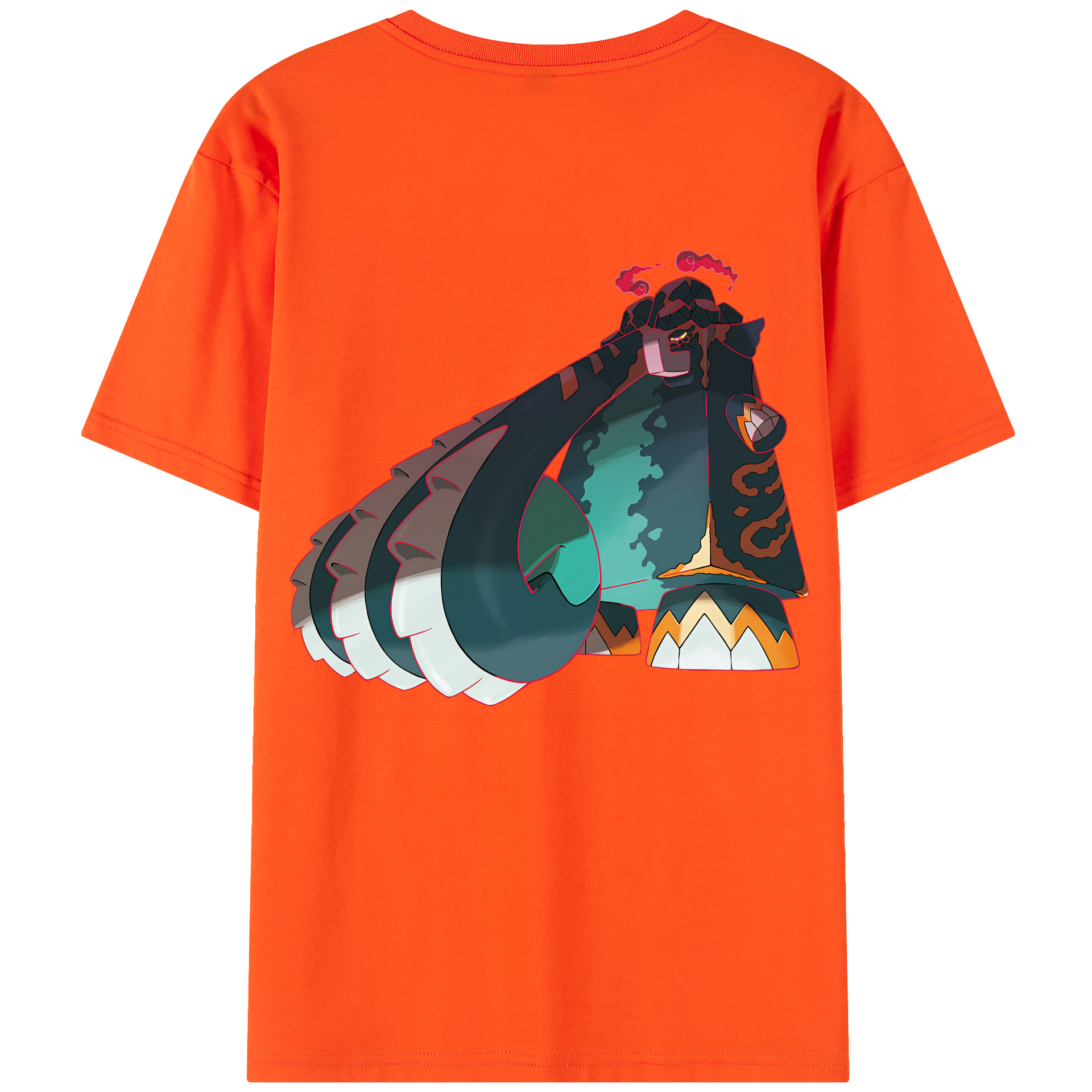 （画像用） ポケットモンスター Pokémon 綿100％半袖Tシャツ（背面プリント）