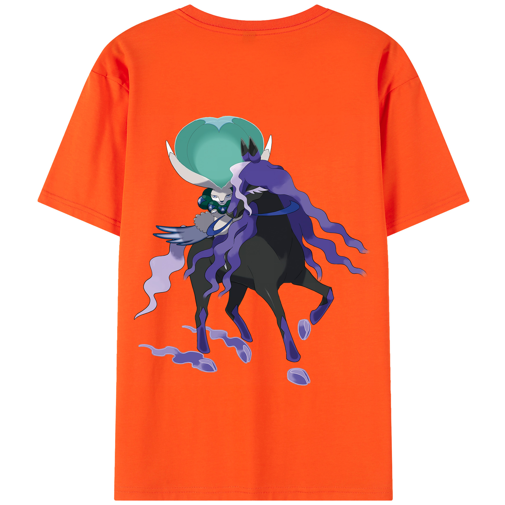 （画像用） ポケットモンスター Pokémon 綿100％半袖Tシャツ（背面プリント）