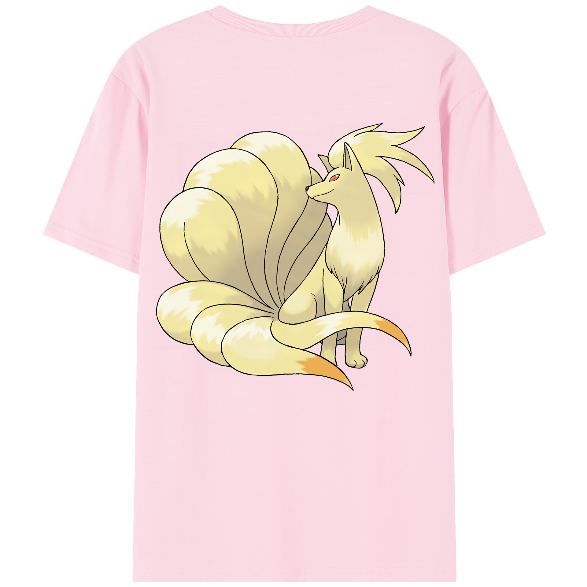 （画像用） ポケットモンスター Pokémon 綿100％半袖Tシャツ（背面プリント）